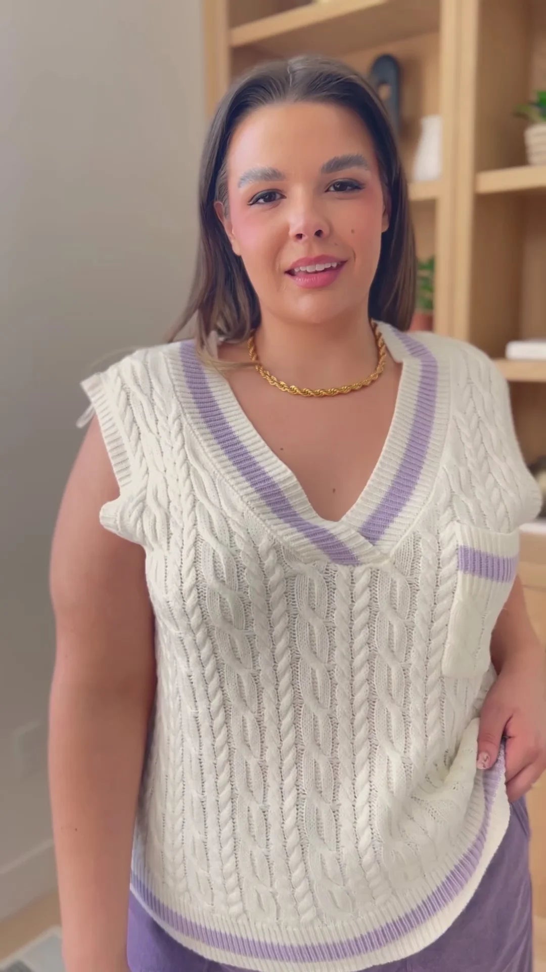 Power Girl Sweater Vest