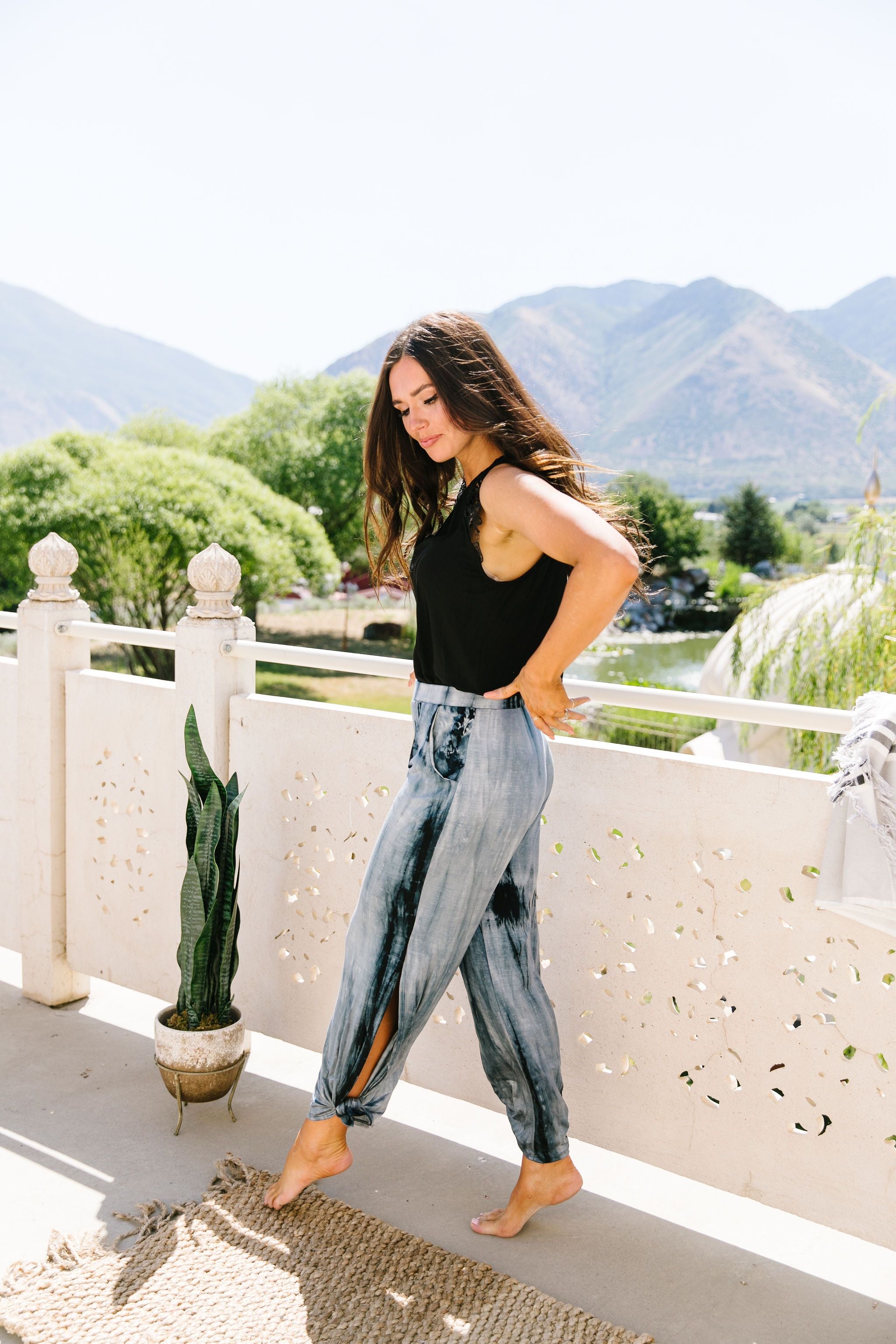 Beach Streak Pants In Navy