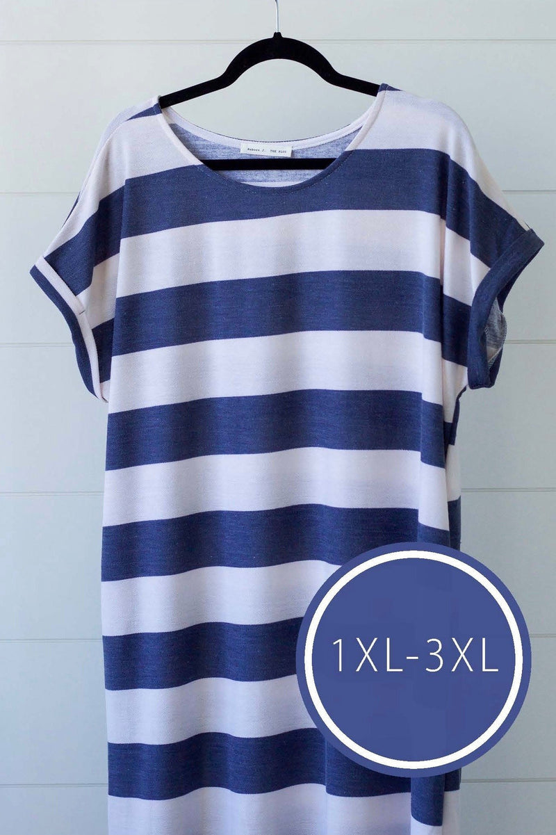 Sailing Through Summer Striped Dress