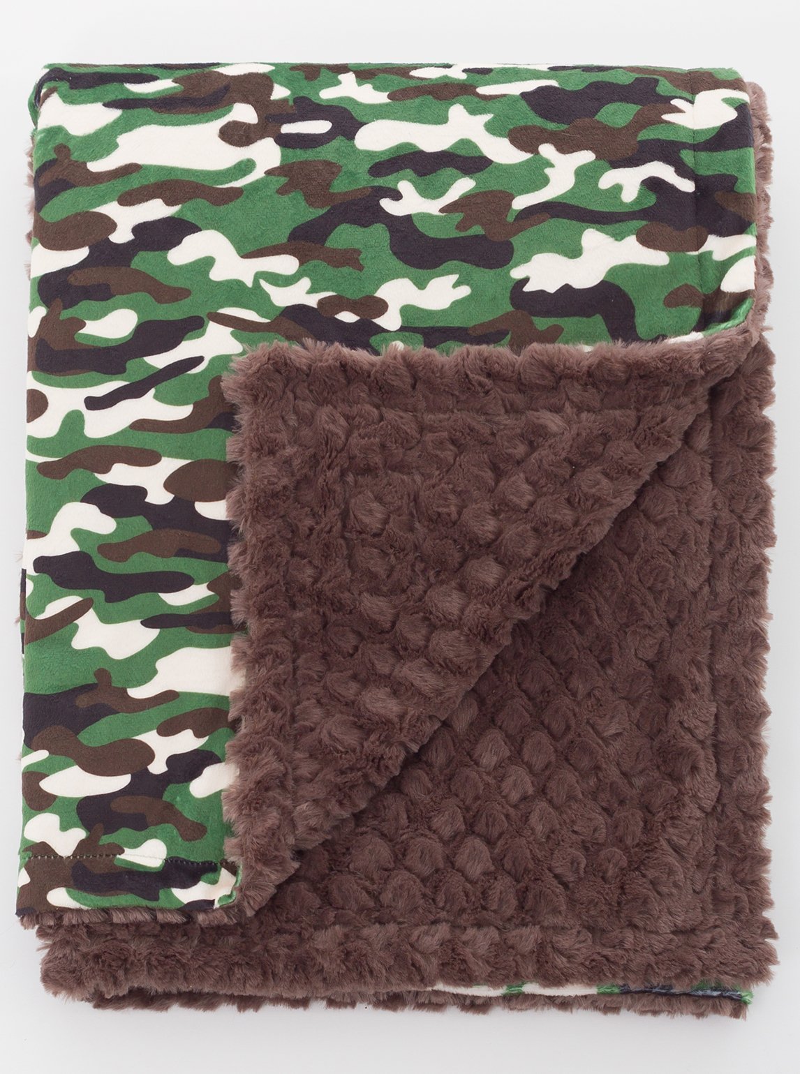 Green Camo Child Blanket