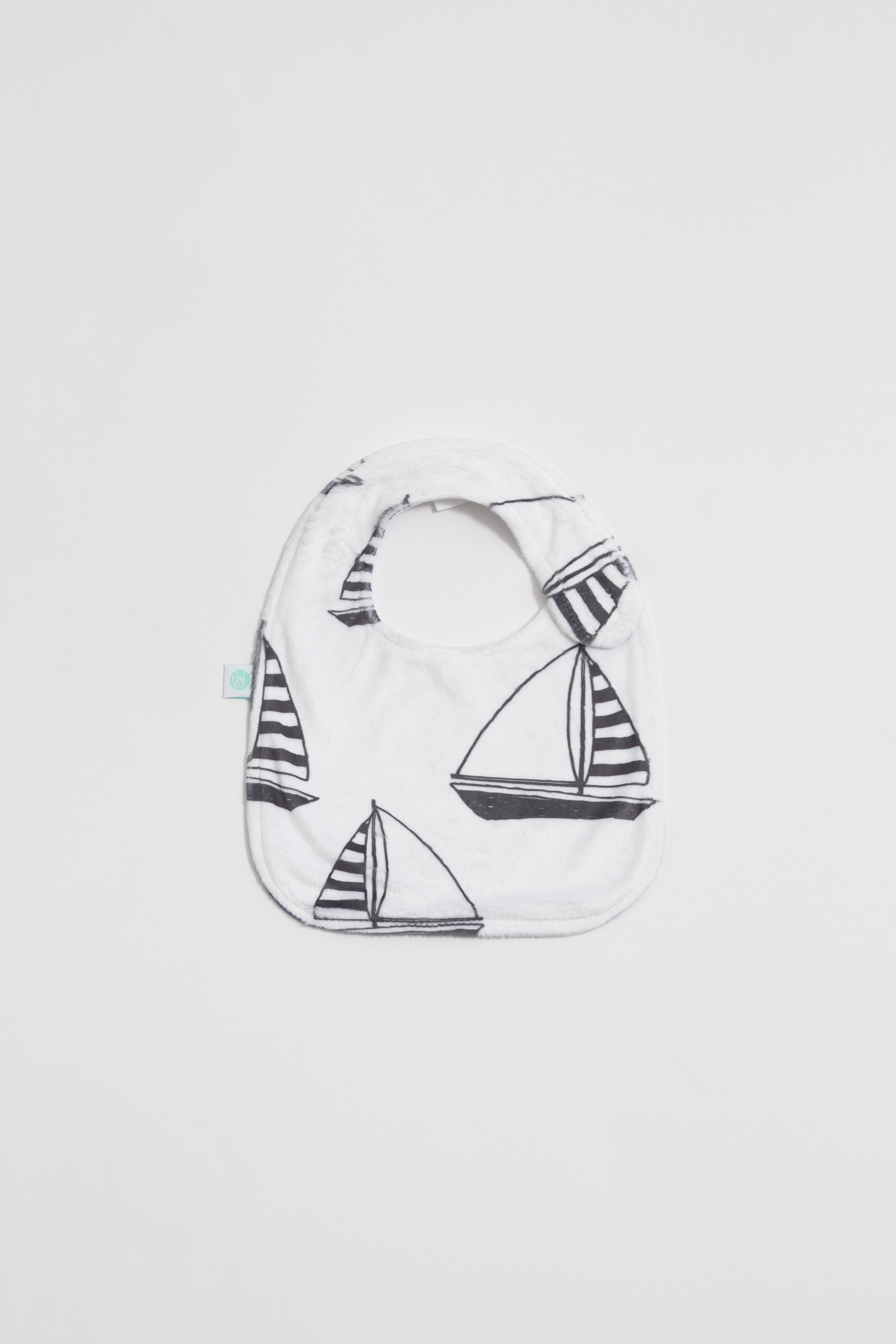 Sailboat Reversible Bib