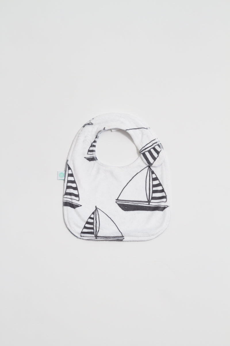 Sailboat Reversible Bib