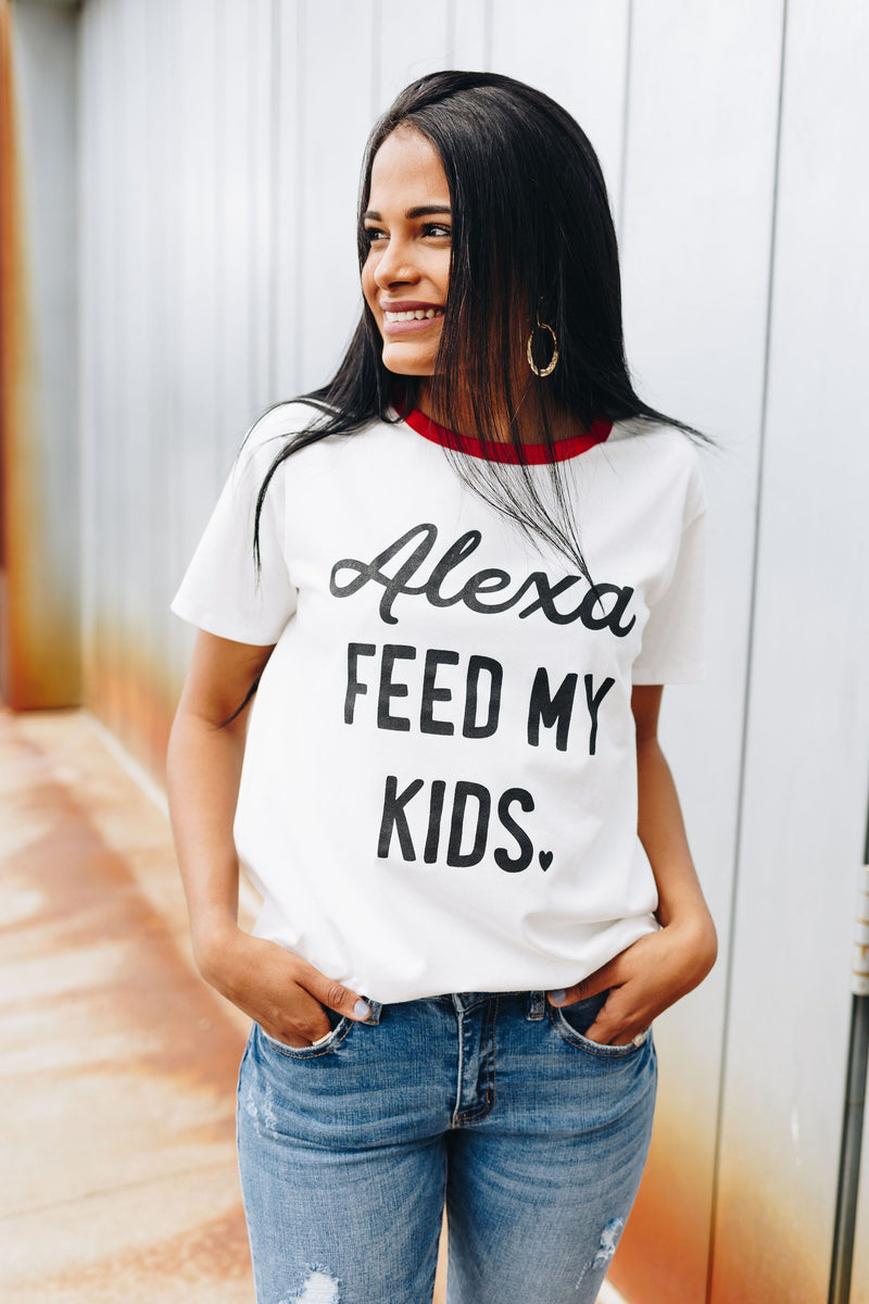 Alexa Feed My Kids Graphic Tee