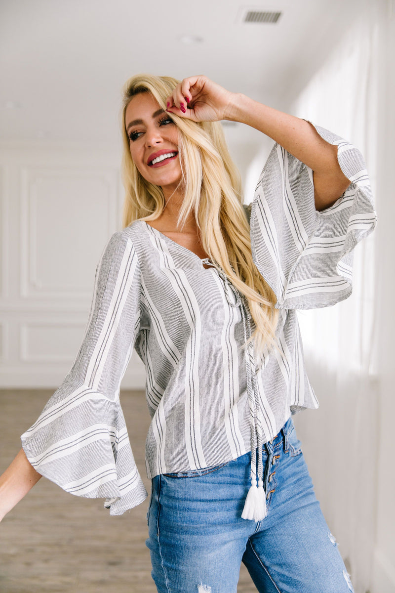 Belmont Tassel Tie Top - ALL SALES FINAL