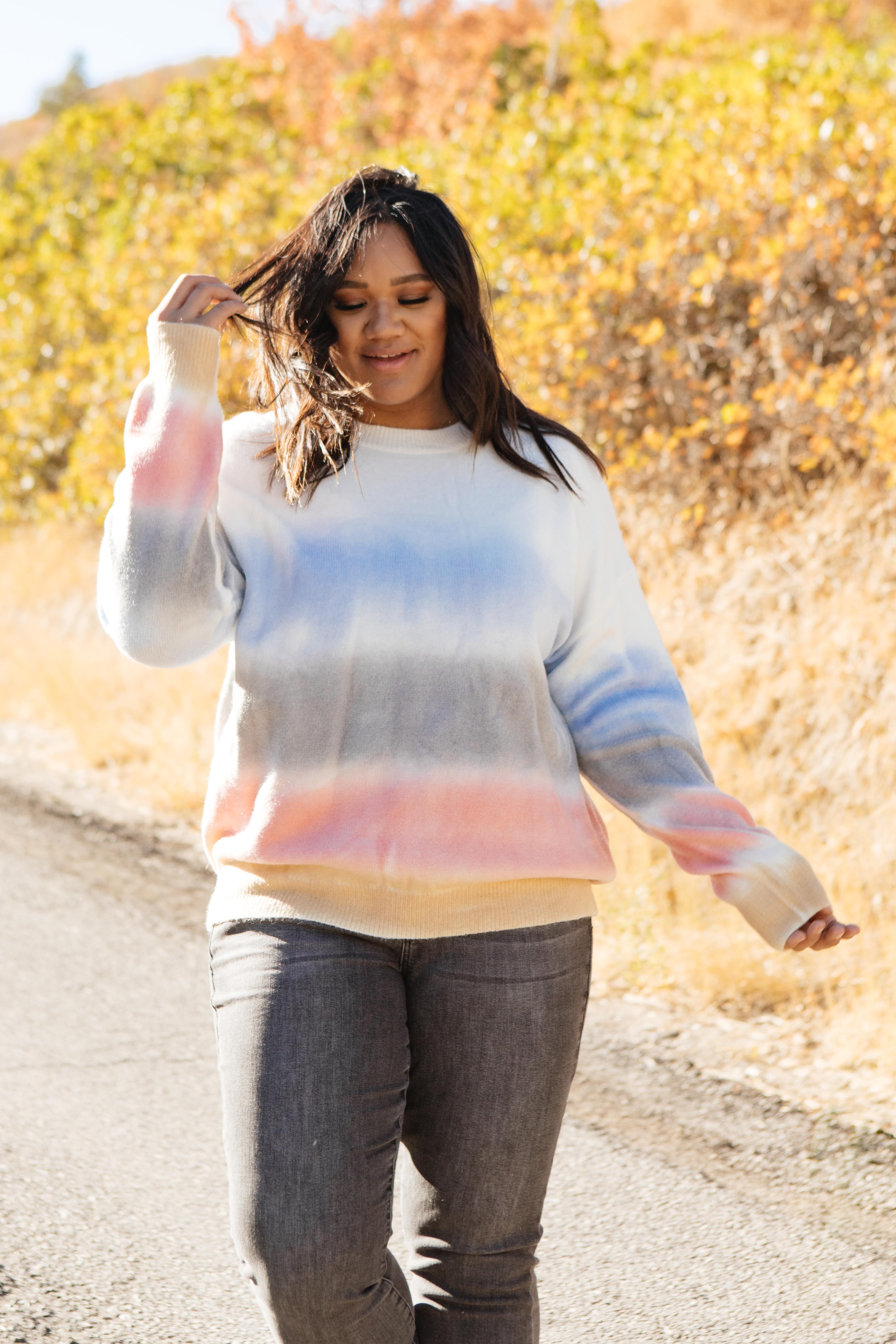 Blurred Lines Sweater