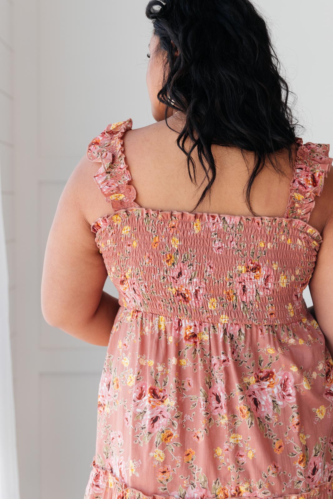 Blushing Beauty Smocked Dress