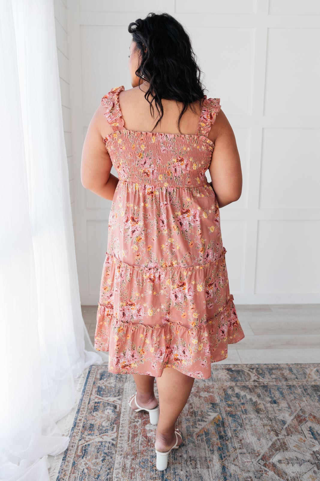 Blushing Beauty Smocked Dress