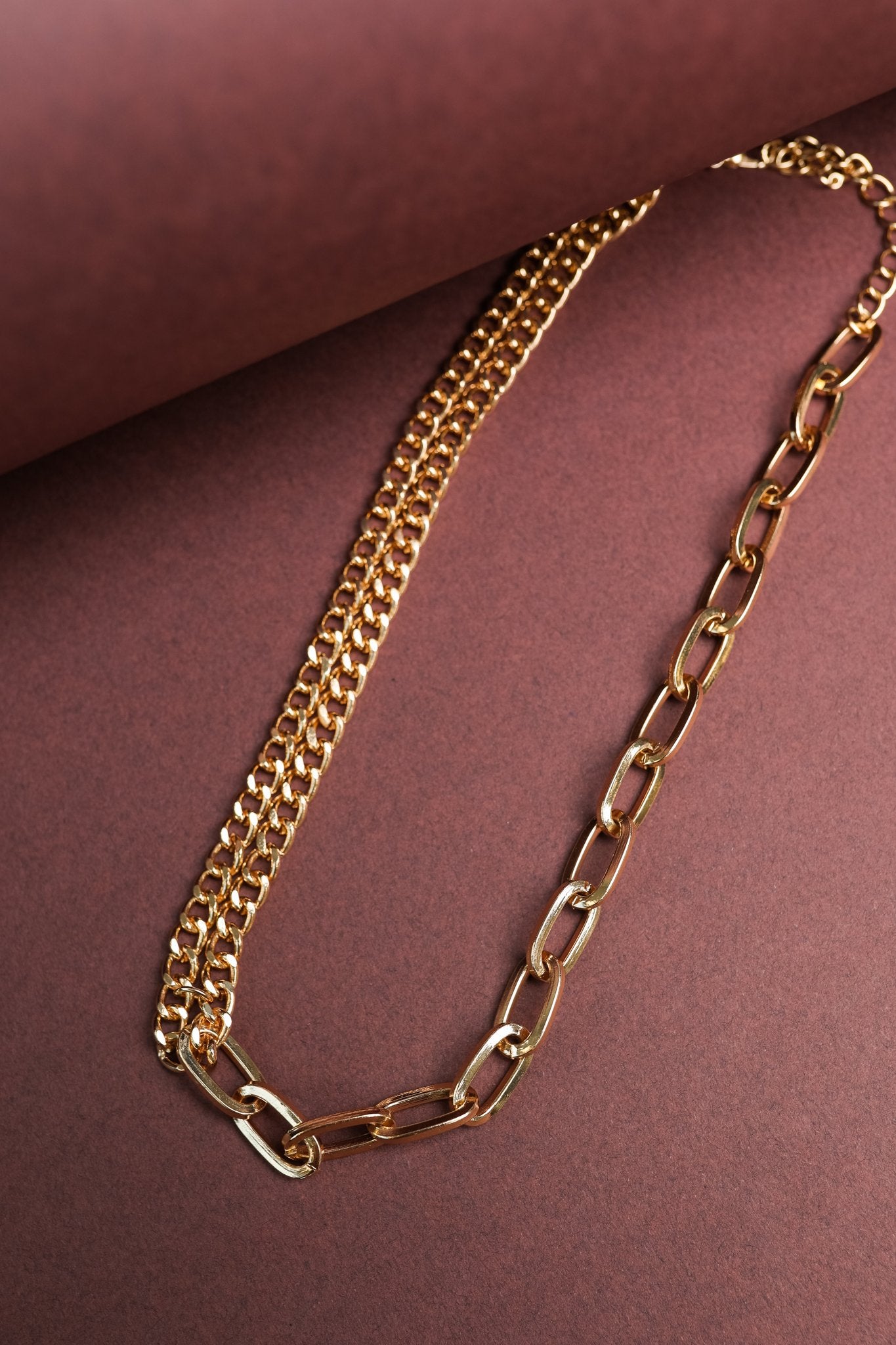 Bound By Chains Gold Necklace