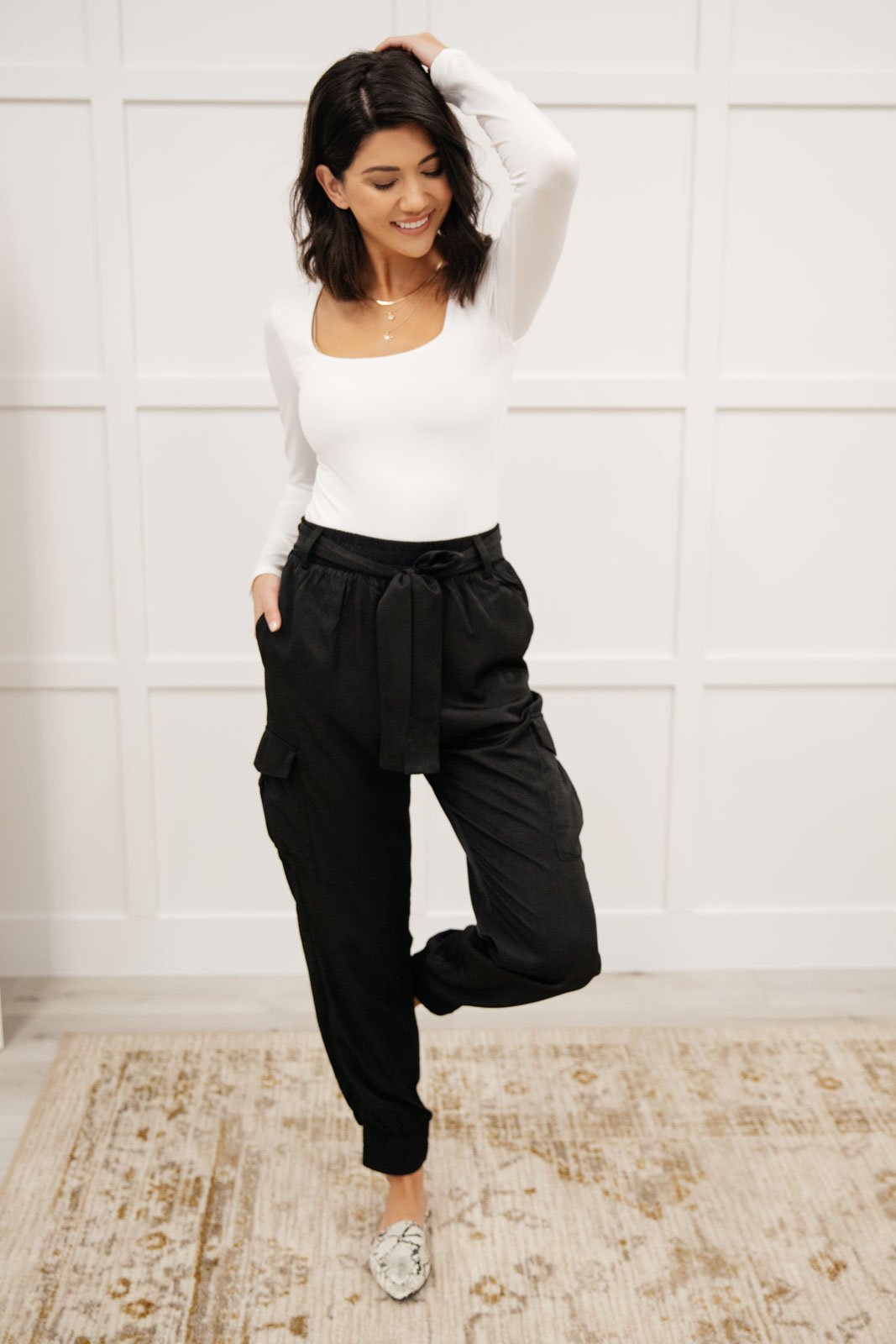 Bow On Top Pants