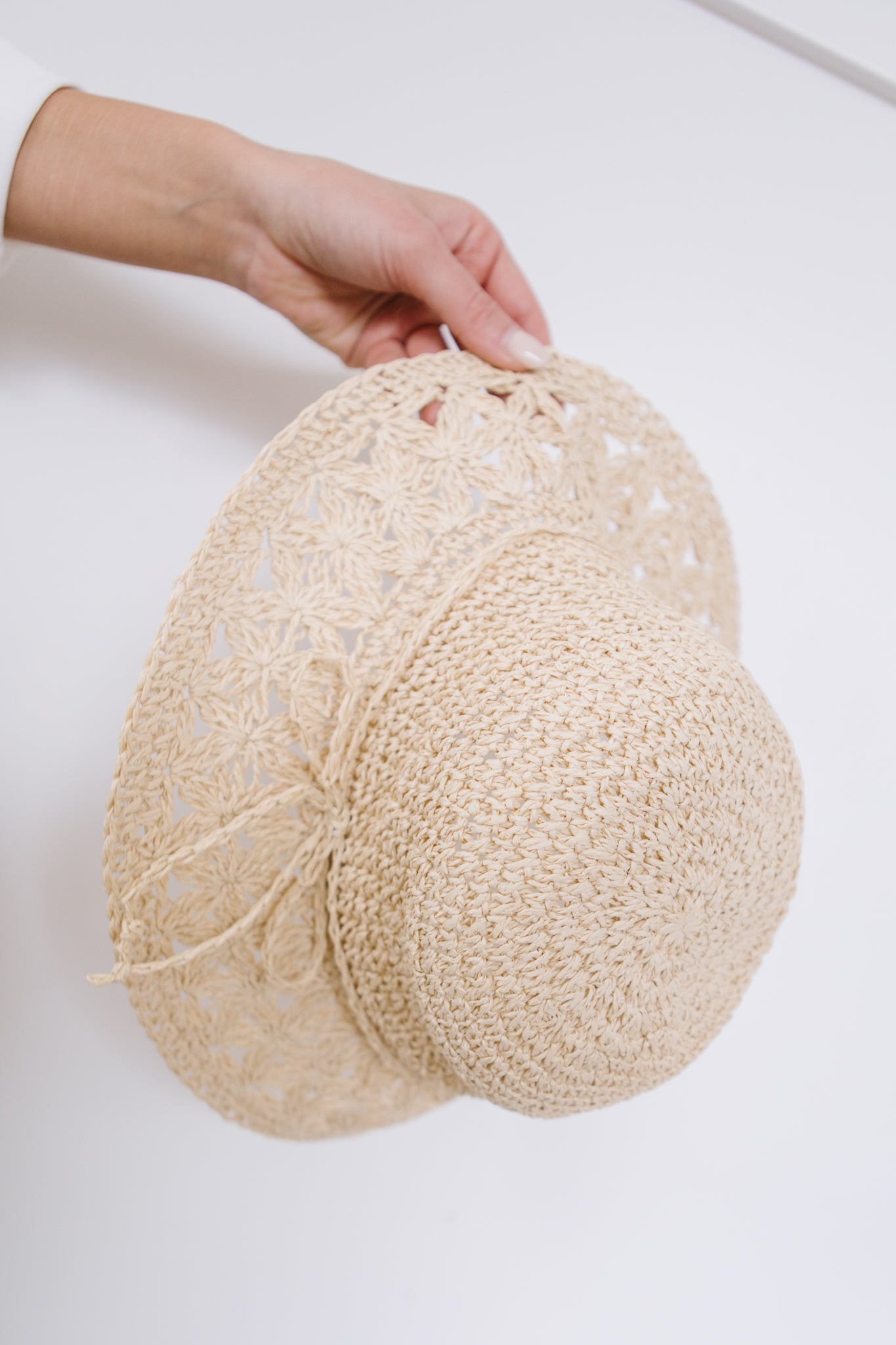 Braided Bow Straw Hat