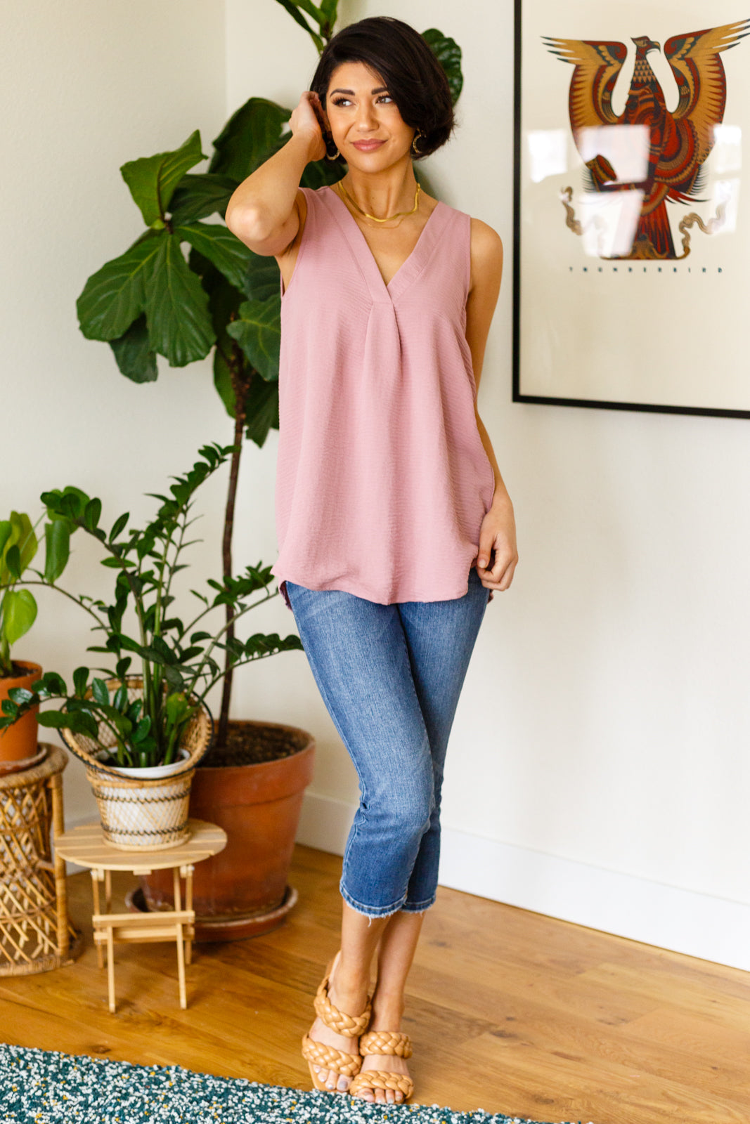 Calling For Spring Sleeveless Blouse