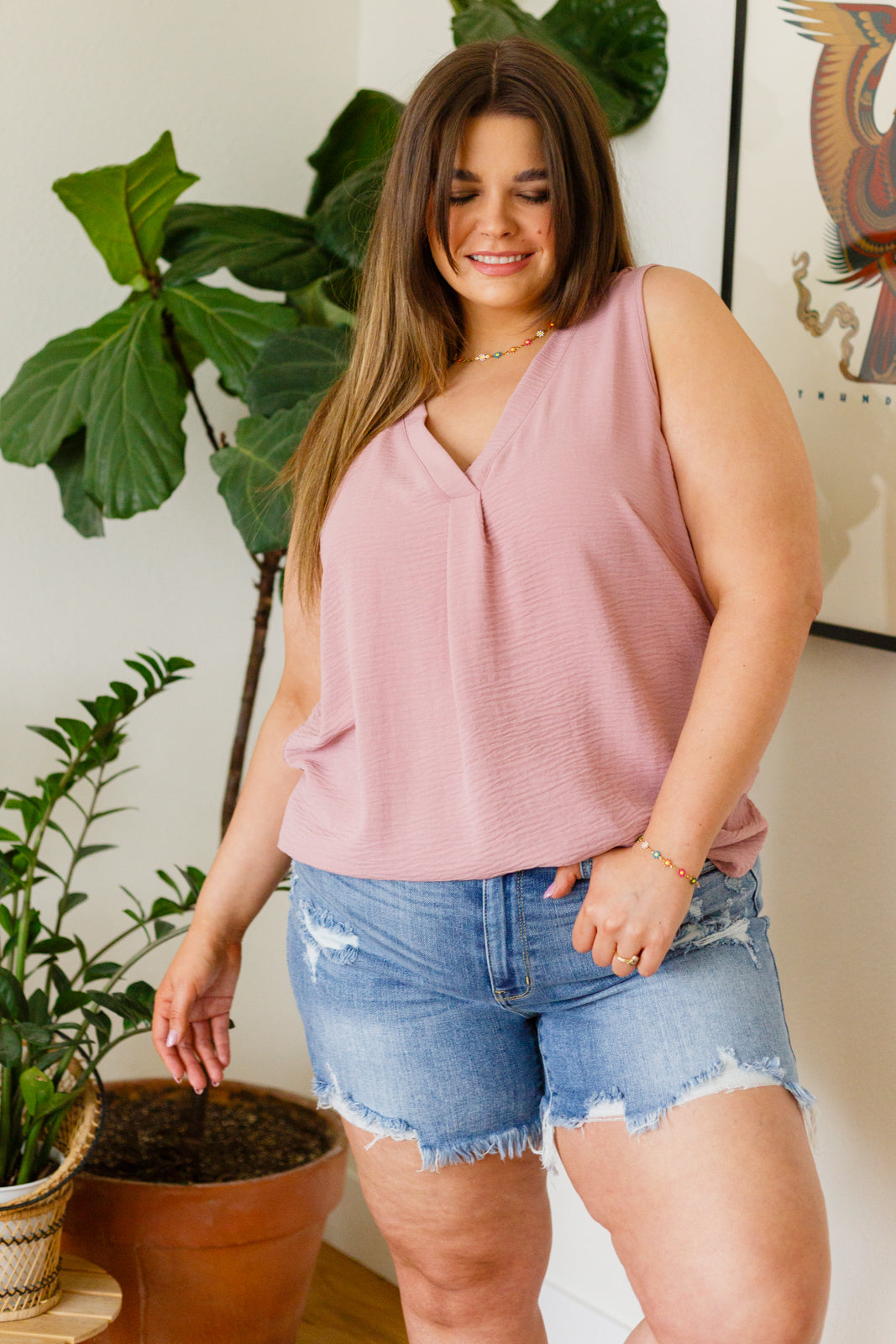 Calling For Spring Sleeveless Blouse