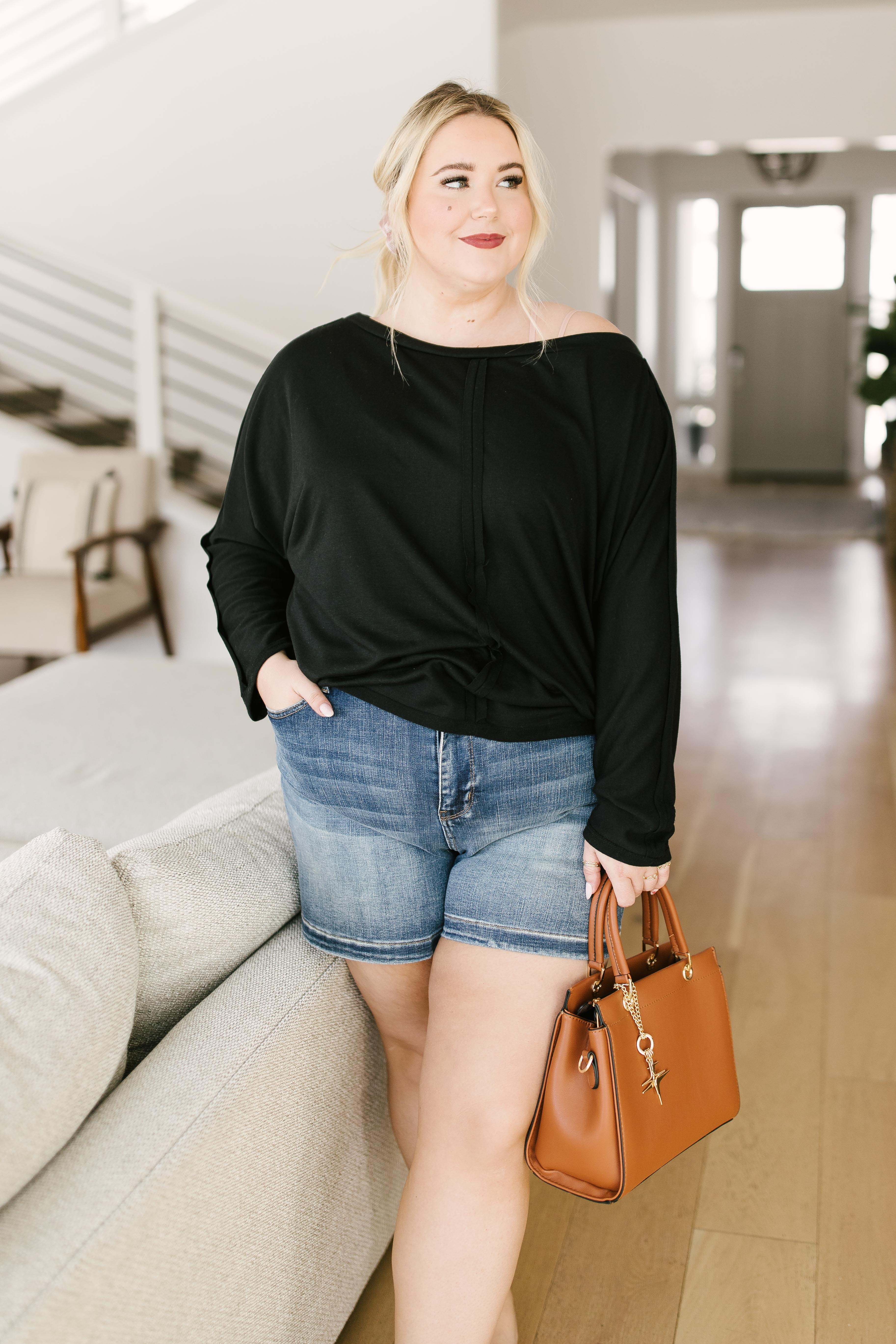 Center Stage Sweater in Black