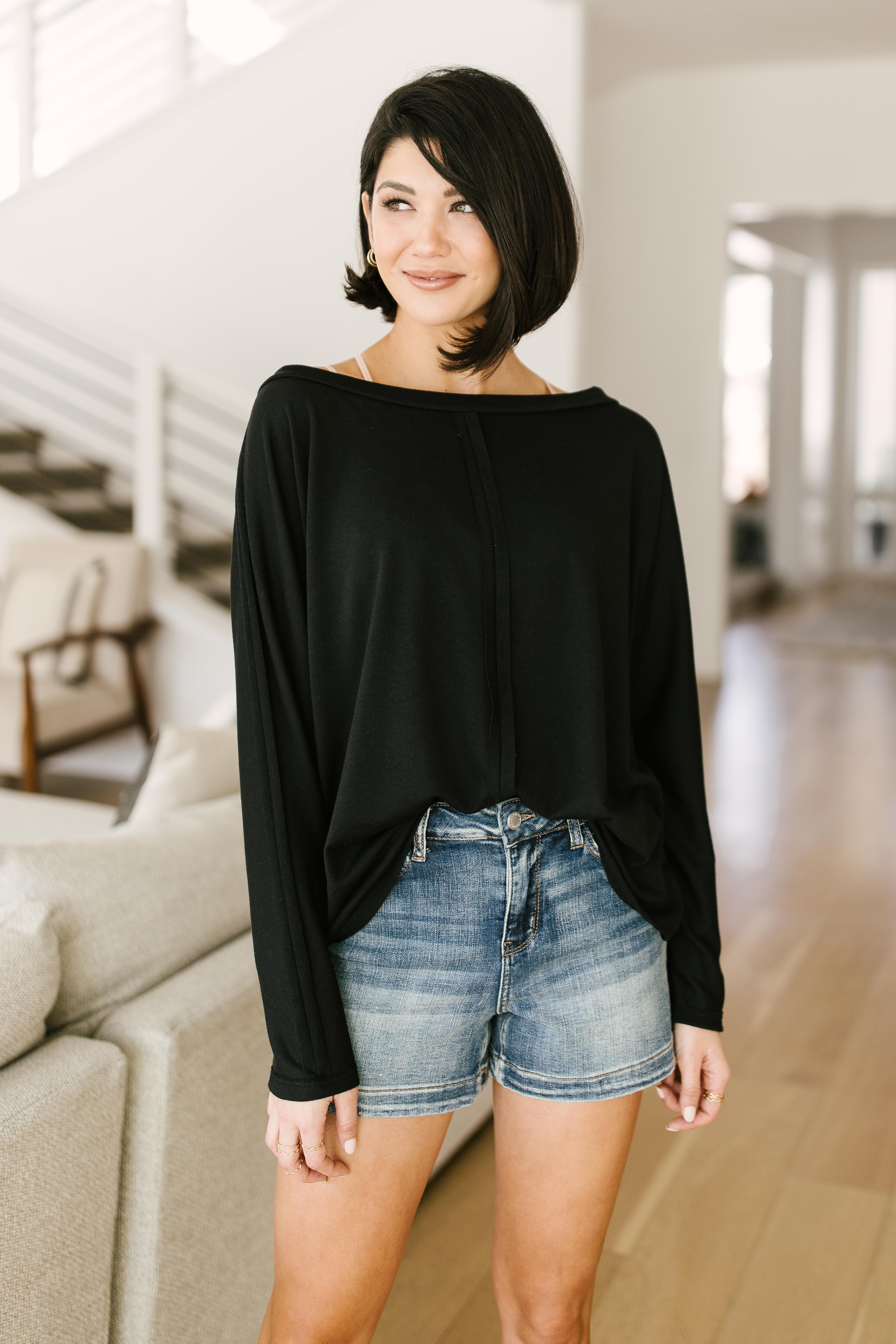 Center Stage Sweater in Black