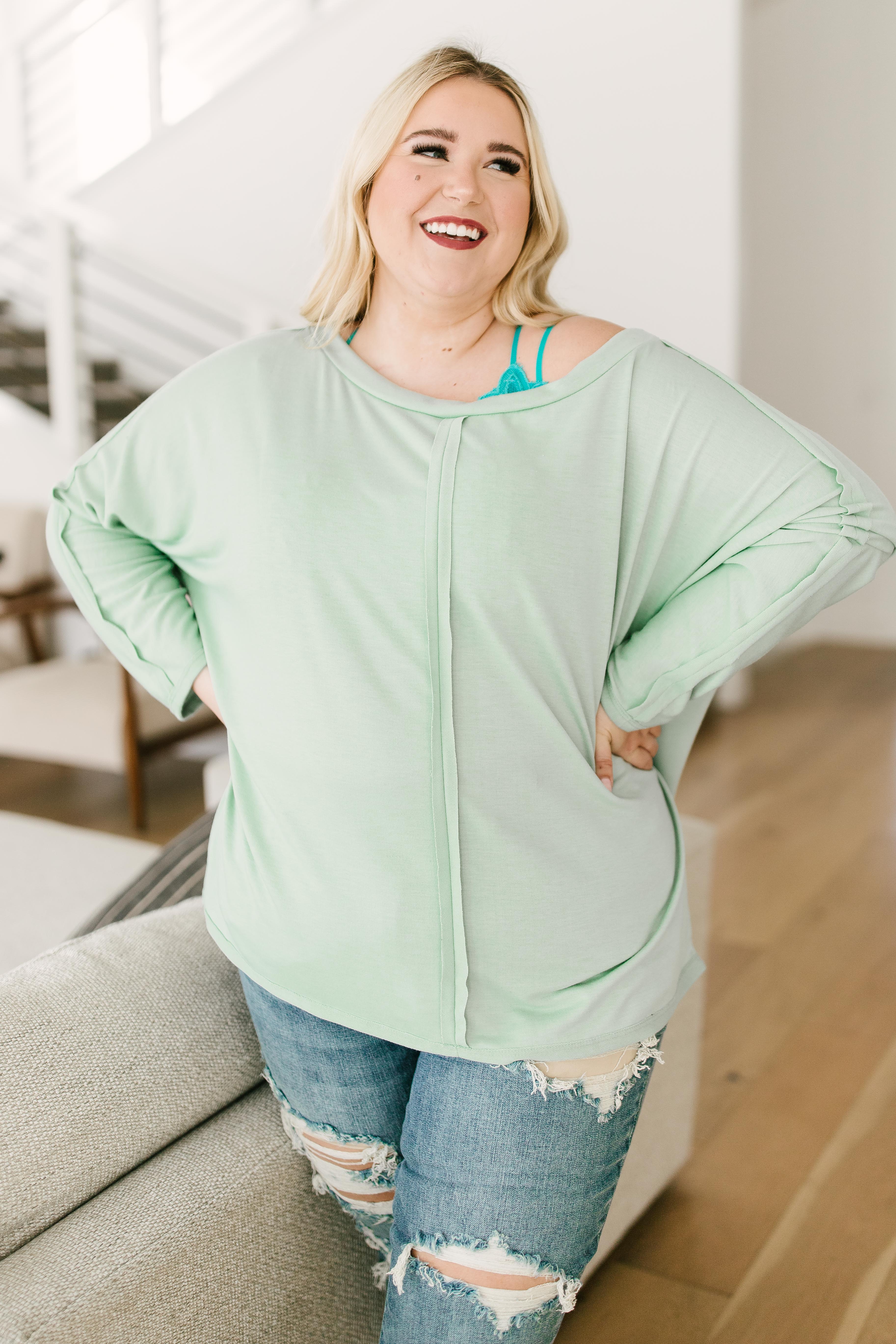 Center Stage Sweater in Sage