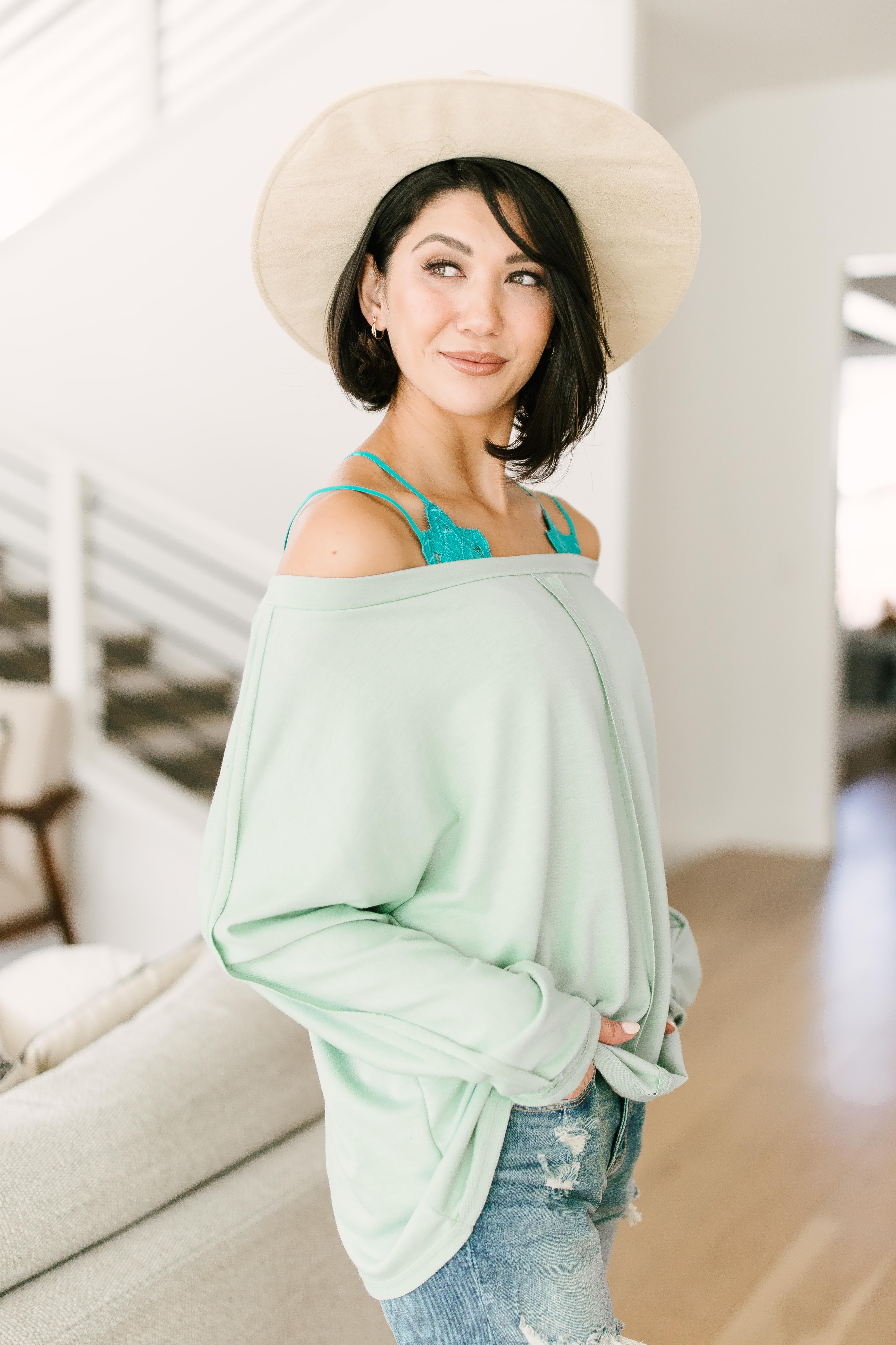 Center Stage Sweater in Sage
