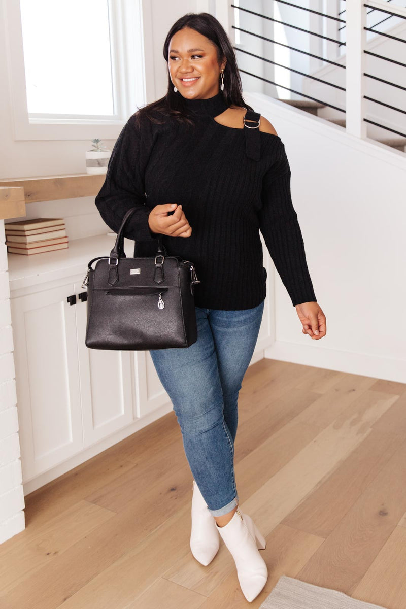 City Chic Sweater in Black