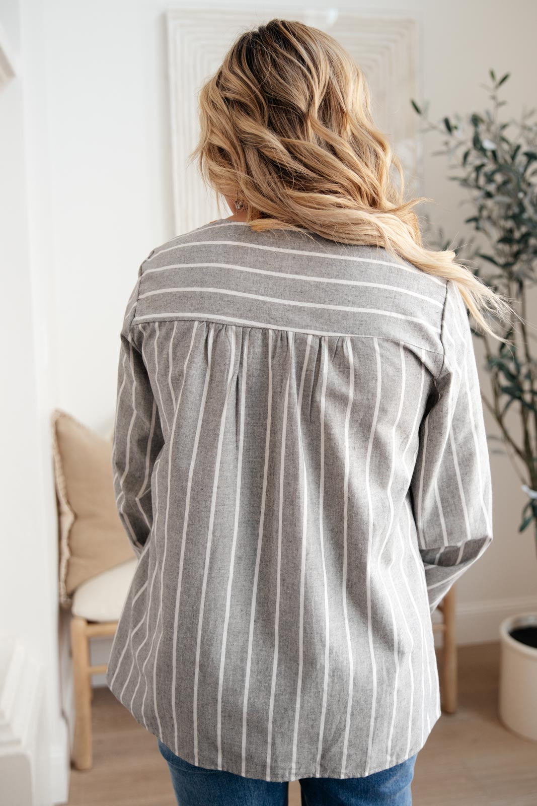 Color Chain Embroidered Top