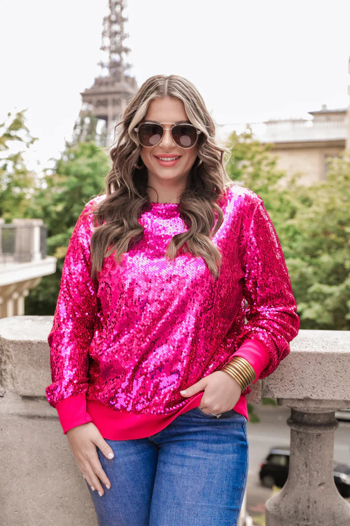 PREORDER: In The Spotlight Sequin Top in Three Colors