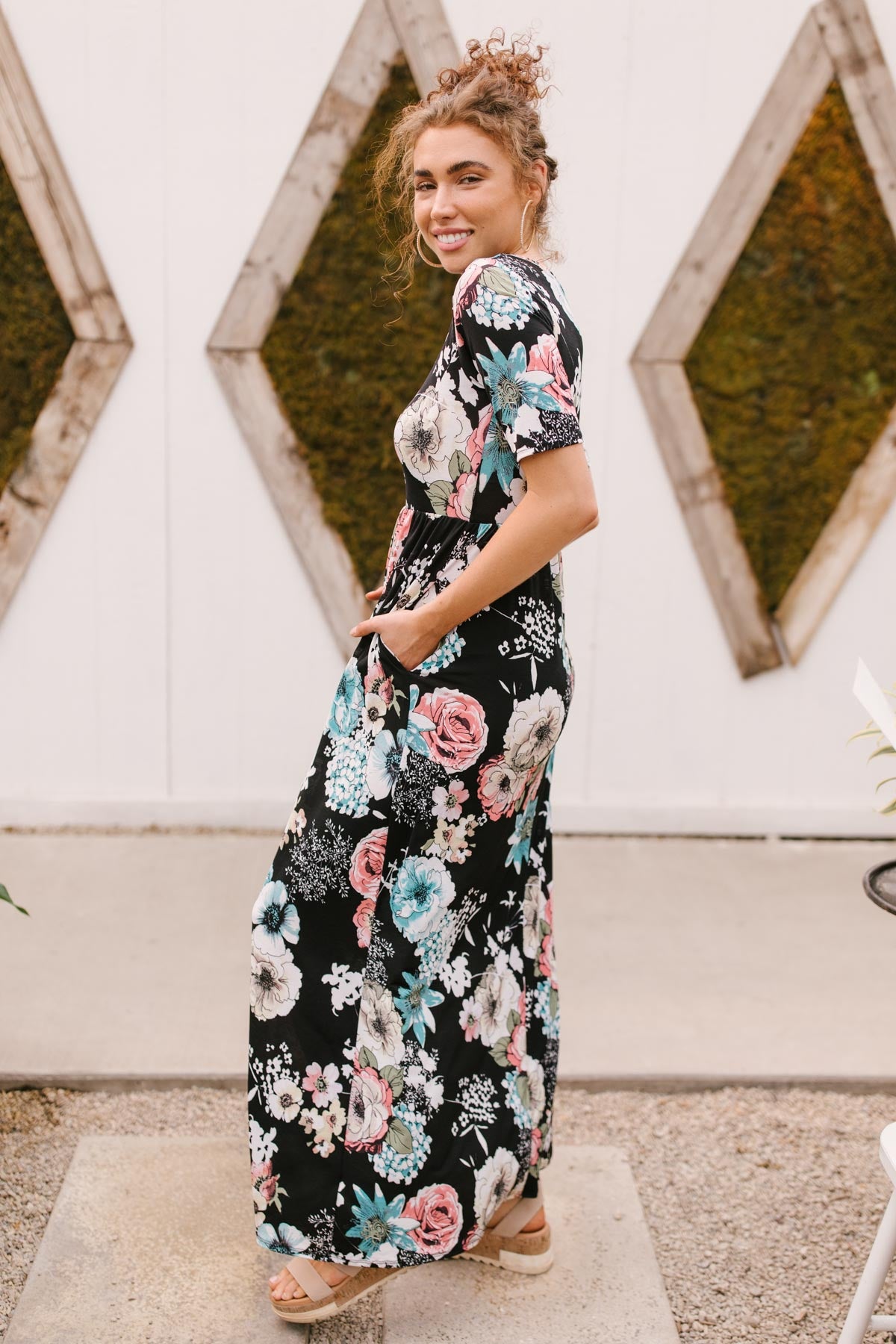 Date Night Maxi in Black
