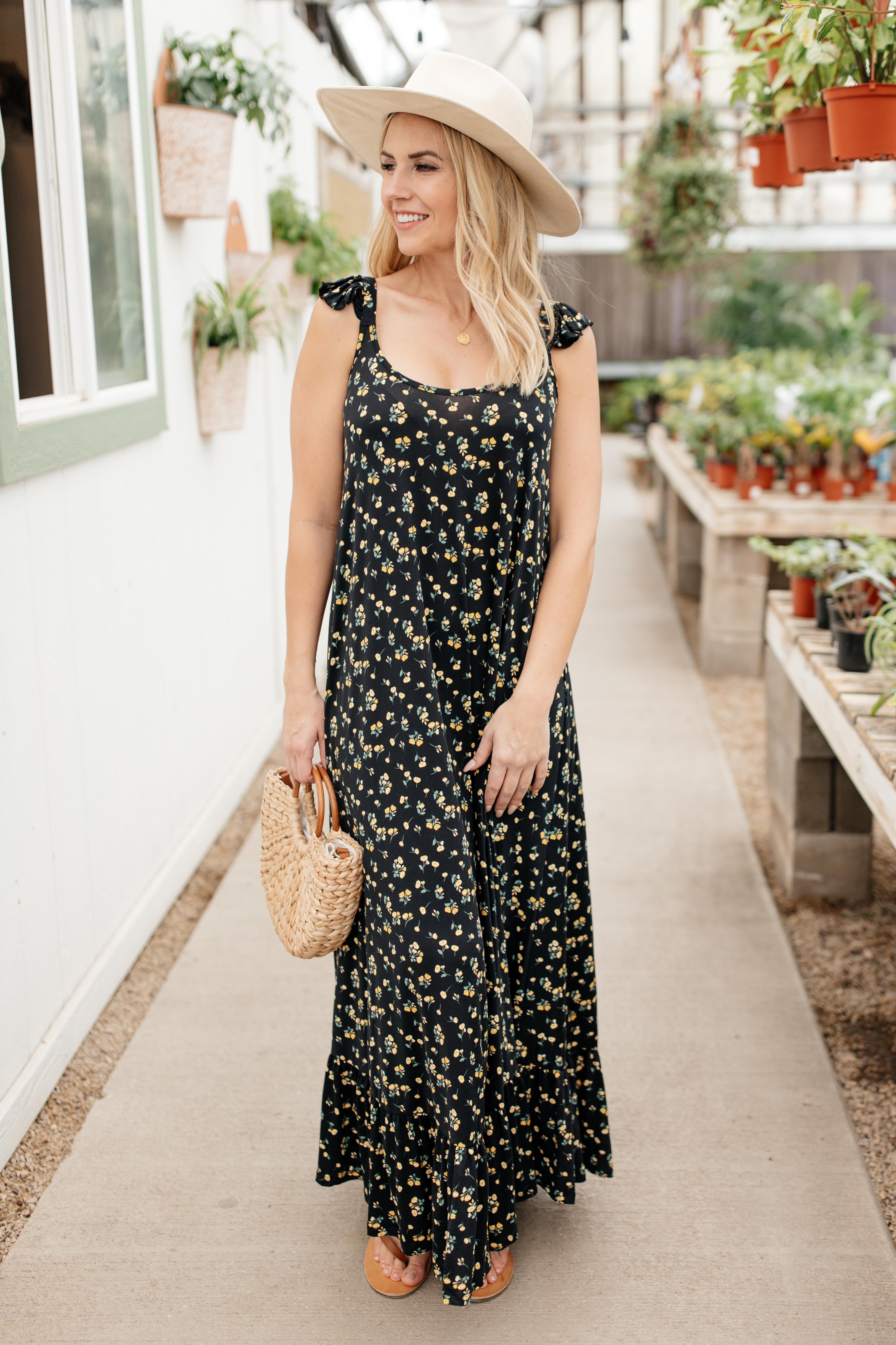 Dream Getaway Dress in Black