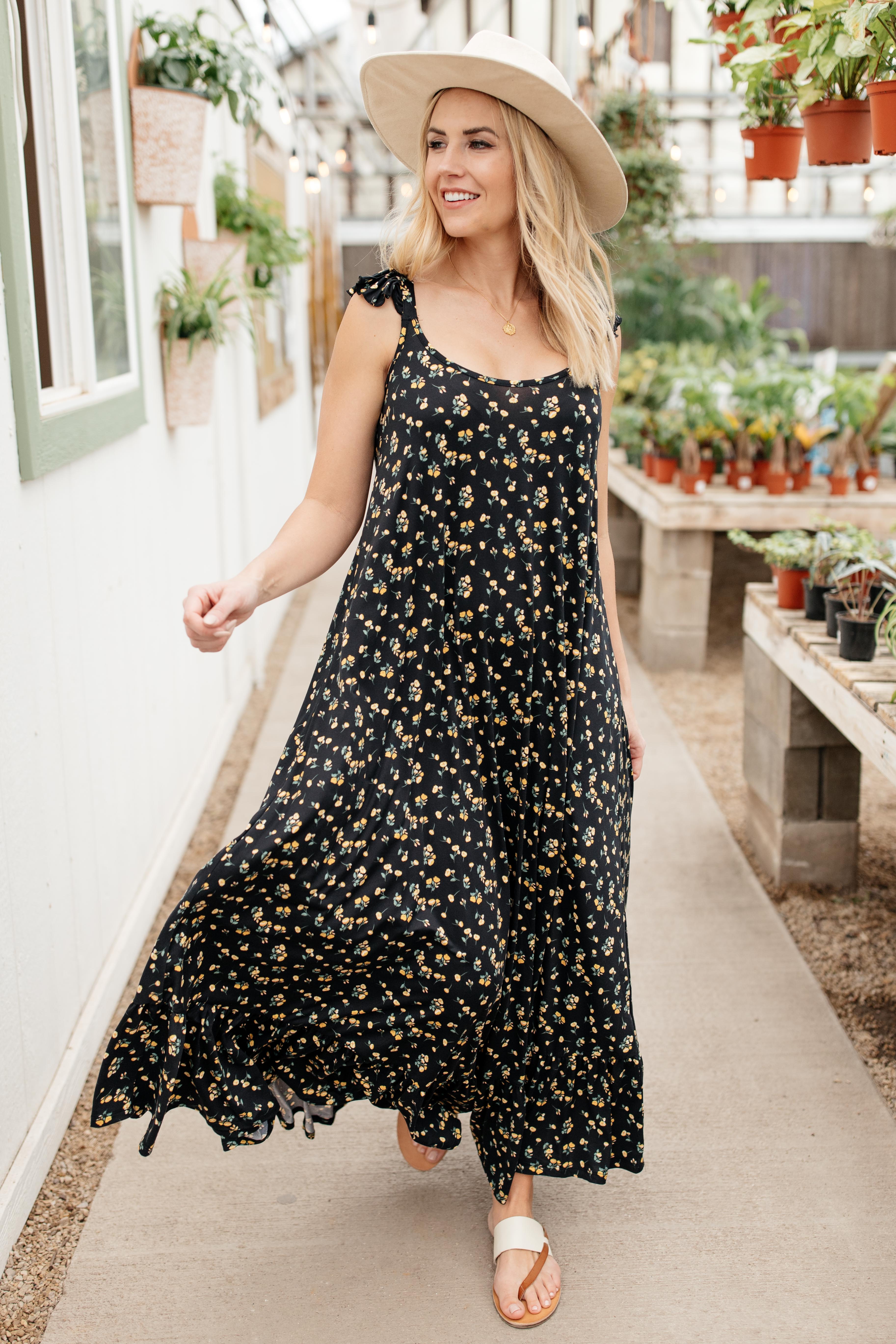 Dream Getaway Dress in Black