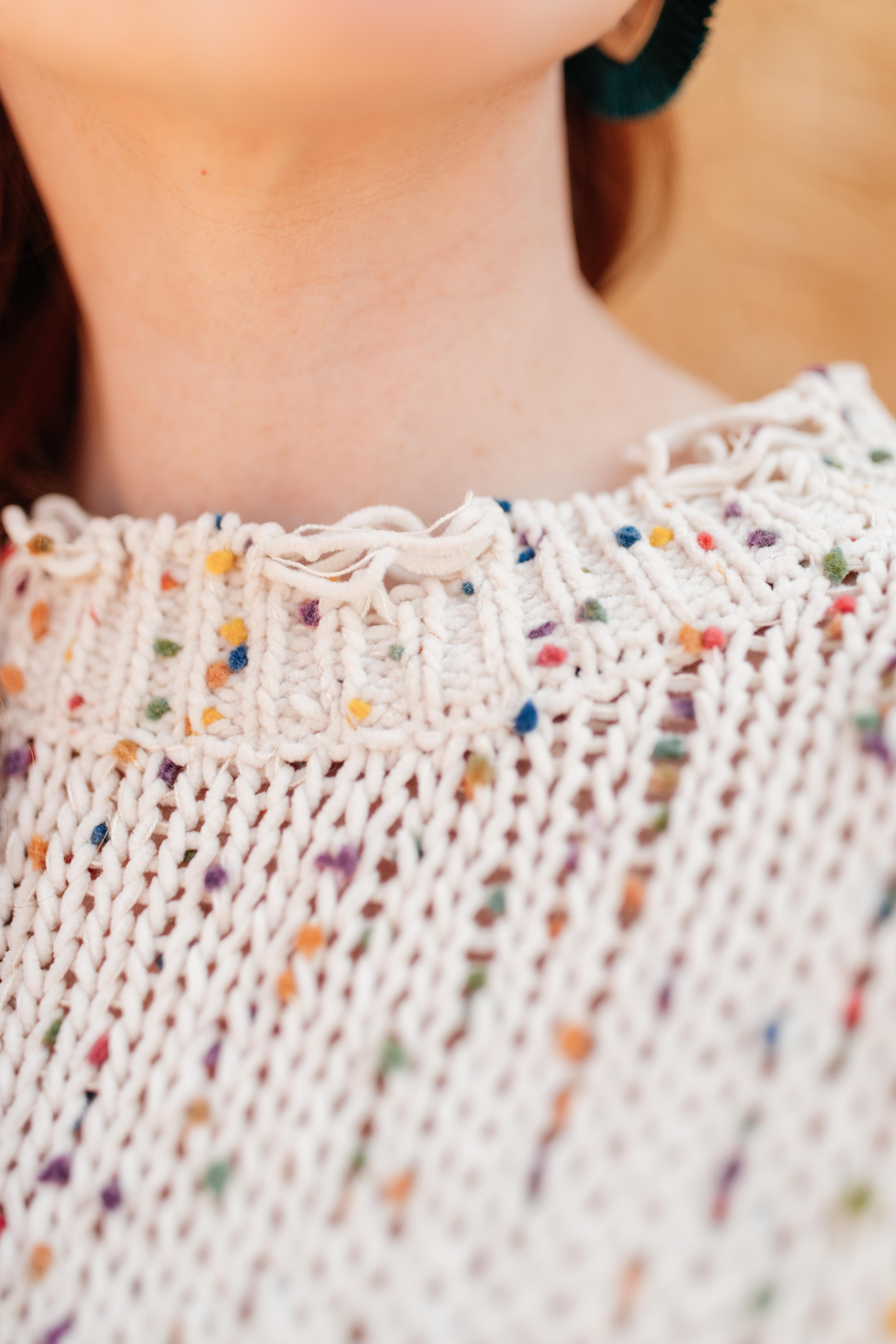 Dusted With Colors in Cream
