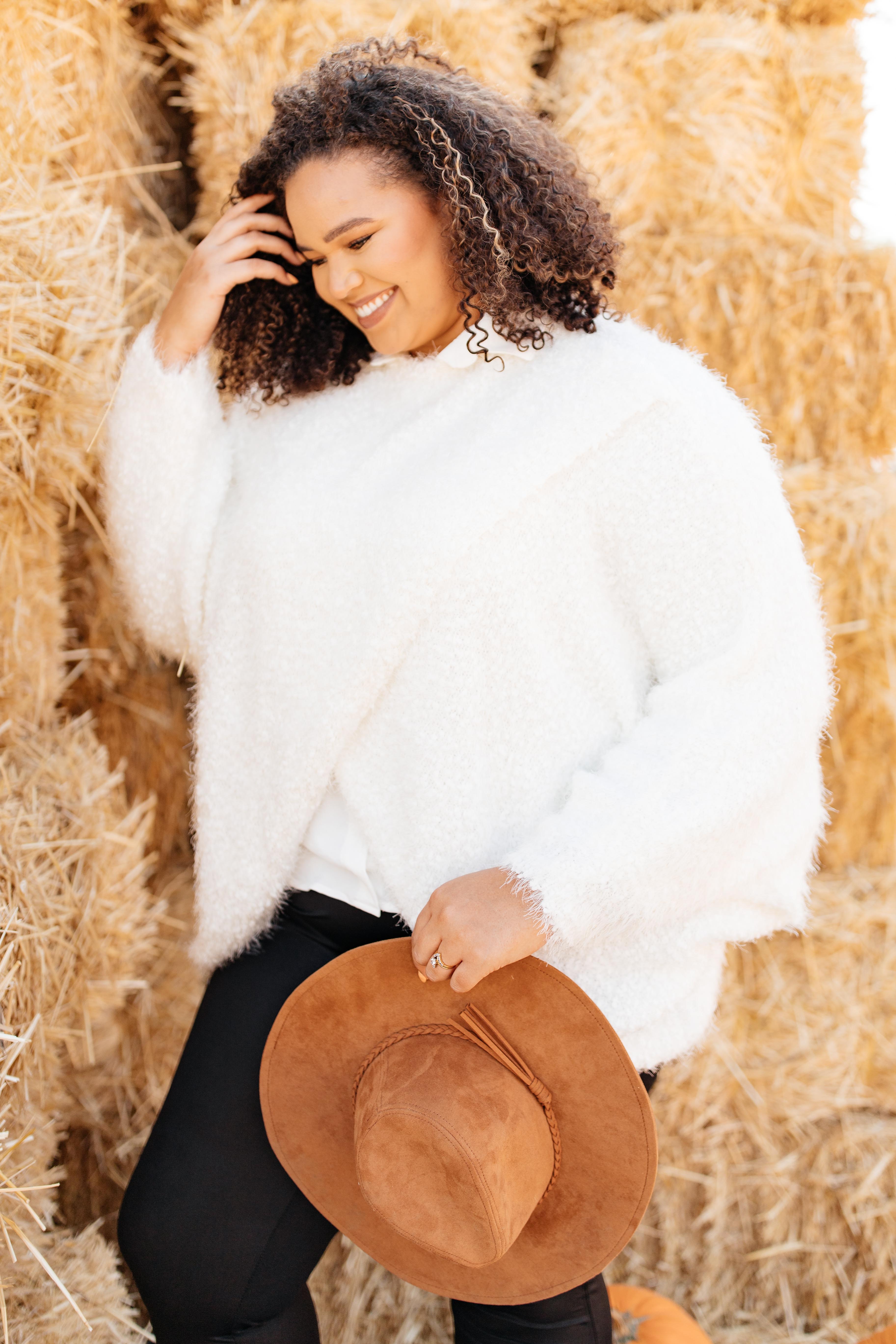 Fantastic Fuzzy Poncho Cardigan