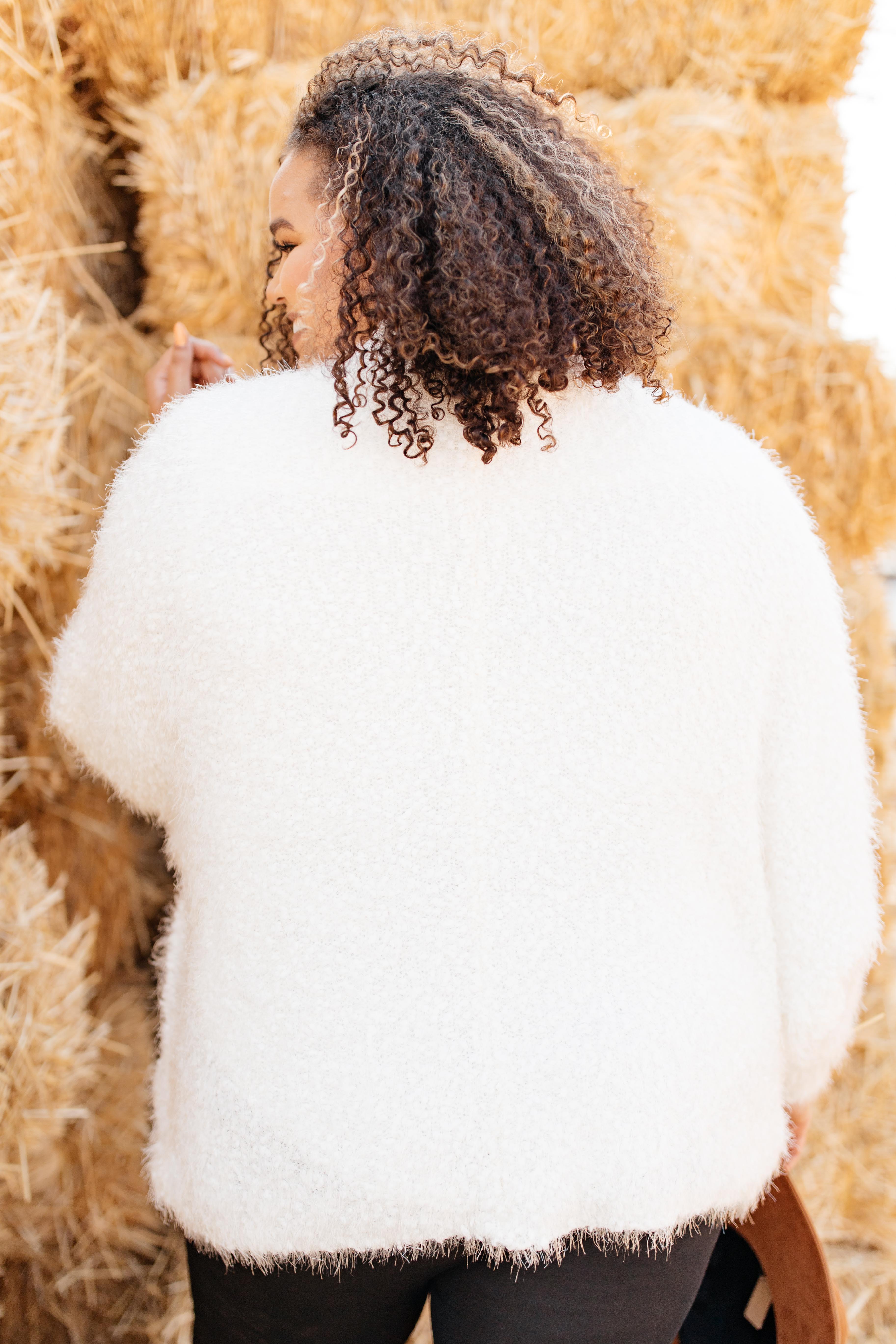 Fantastic Fuzzy Poncho Cardigan
