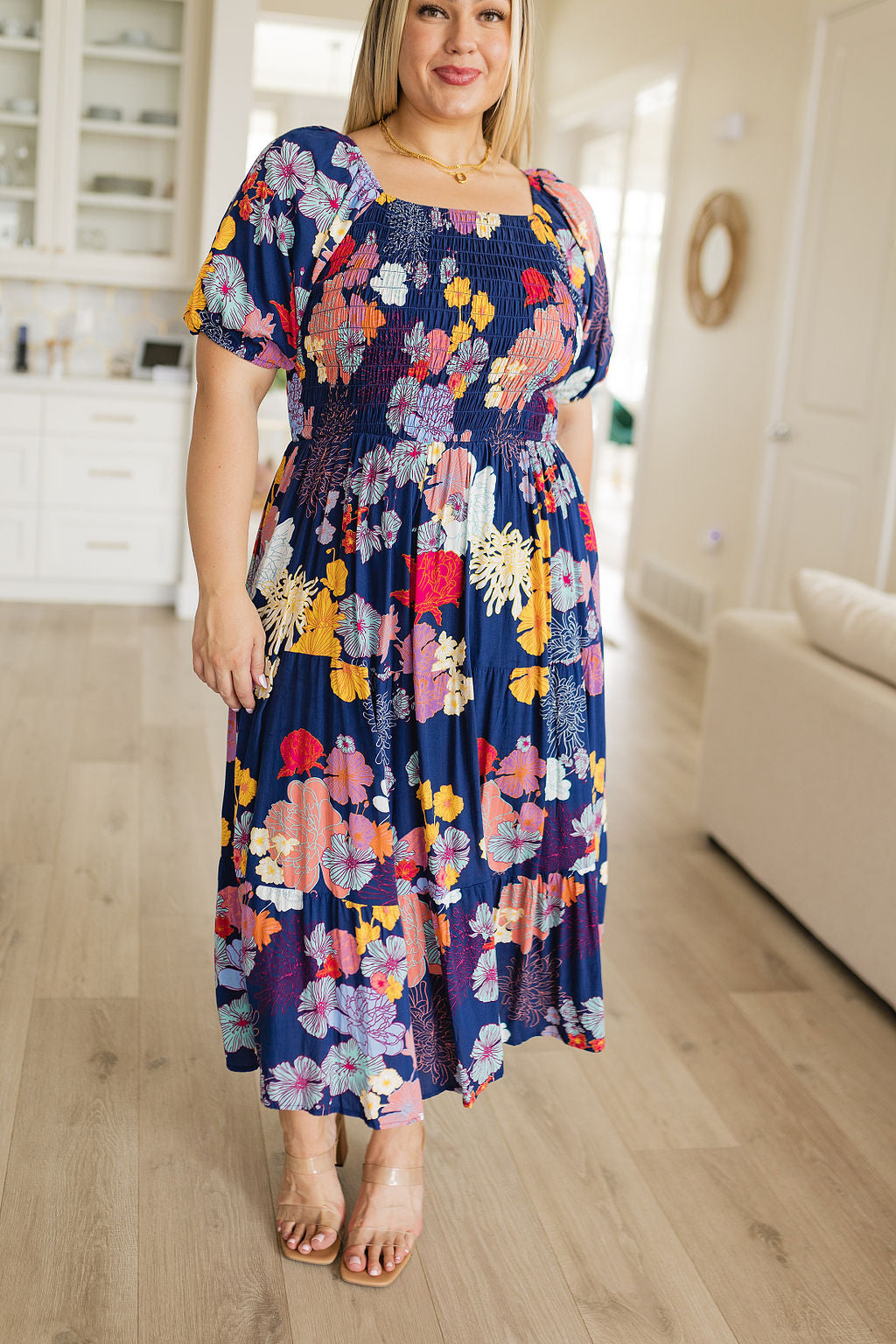 Farmer's Market Floral Dress