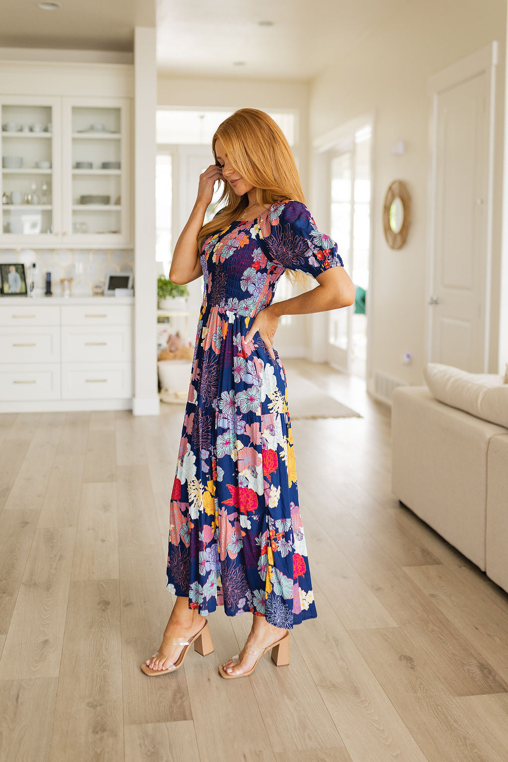Farmer's Market Floral Dress