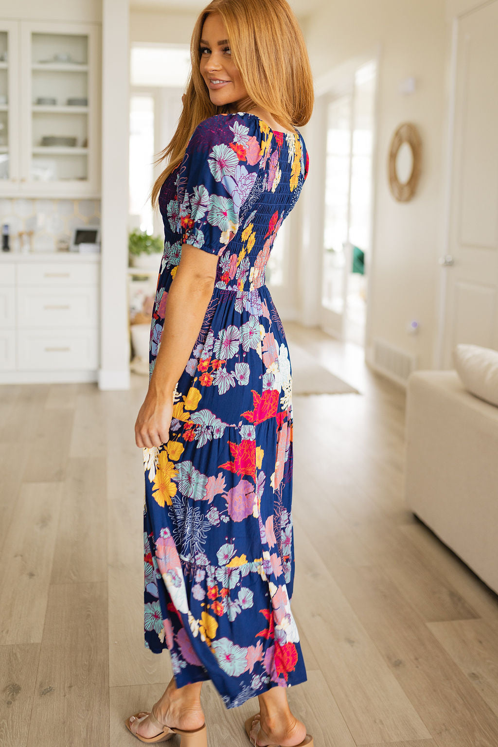 Farmer's Market Floral Dress