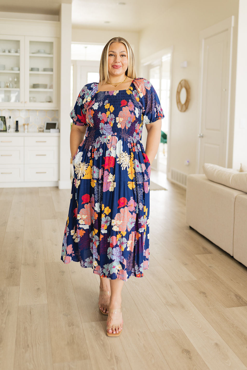 Farmer's Market Floral Dress