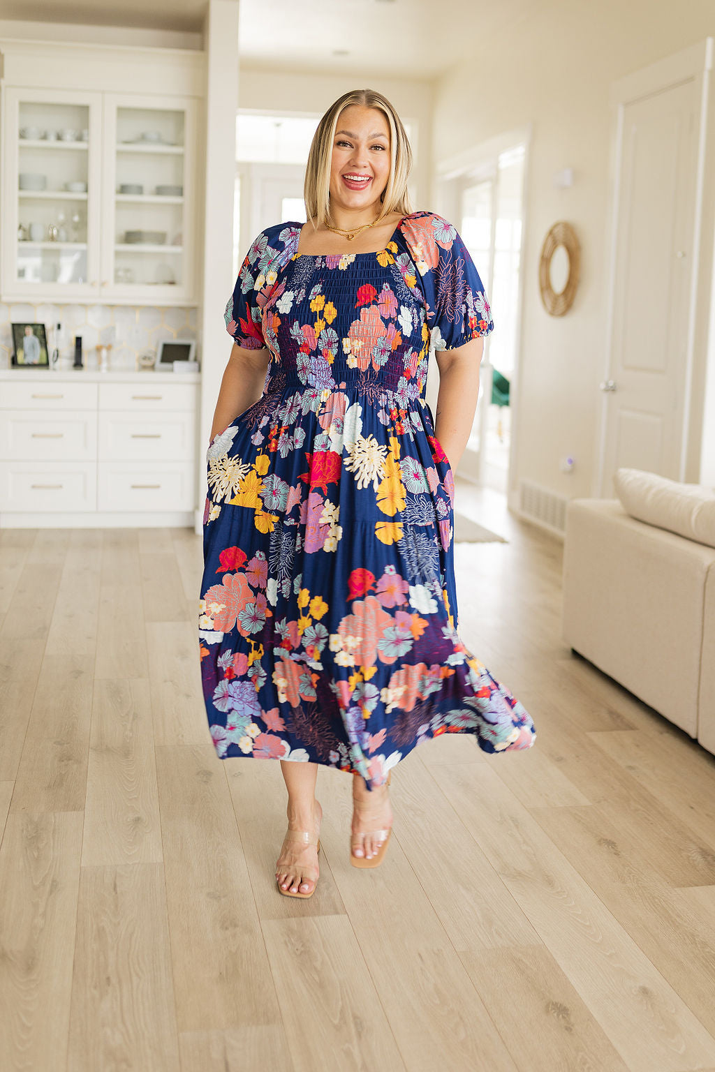 Farmer's Market Floral Dress