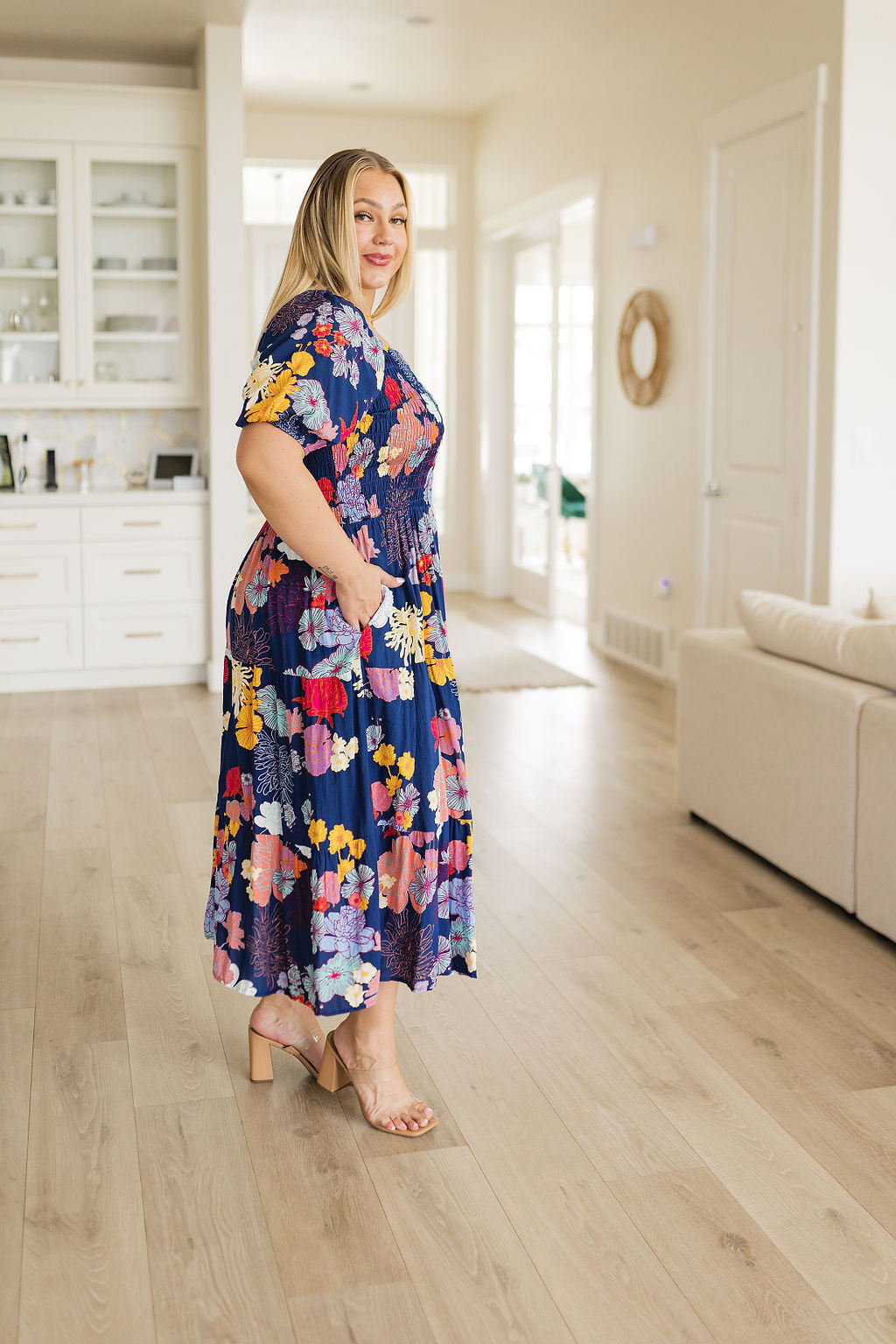 Farmer's Market Floral Dress