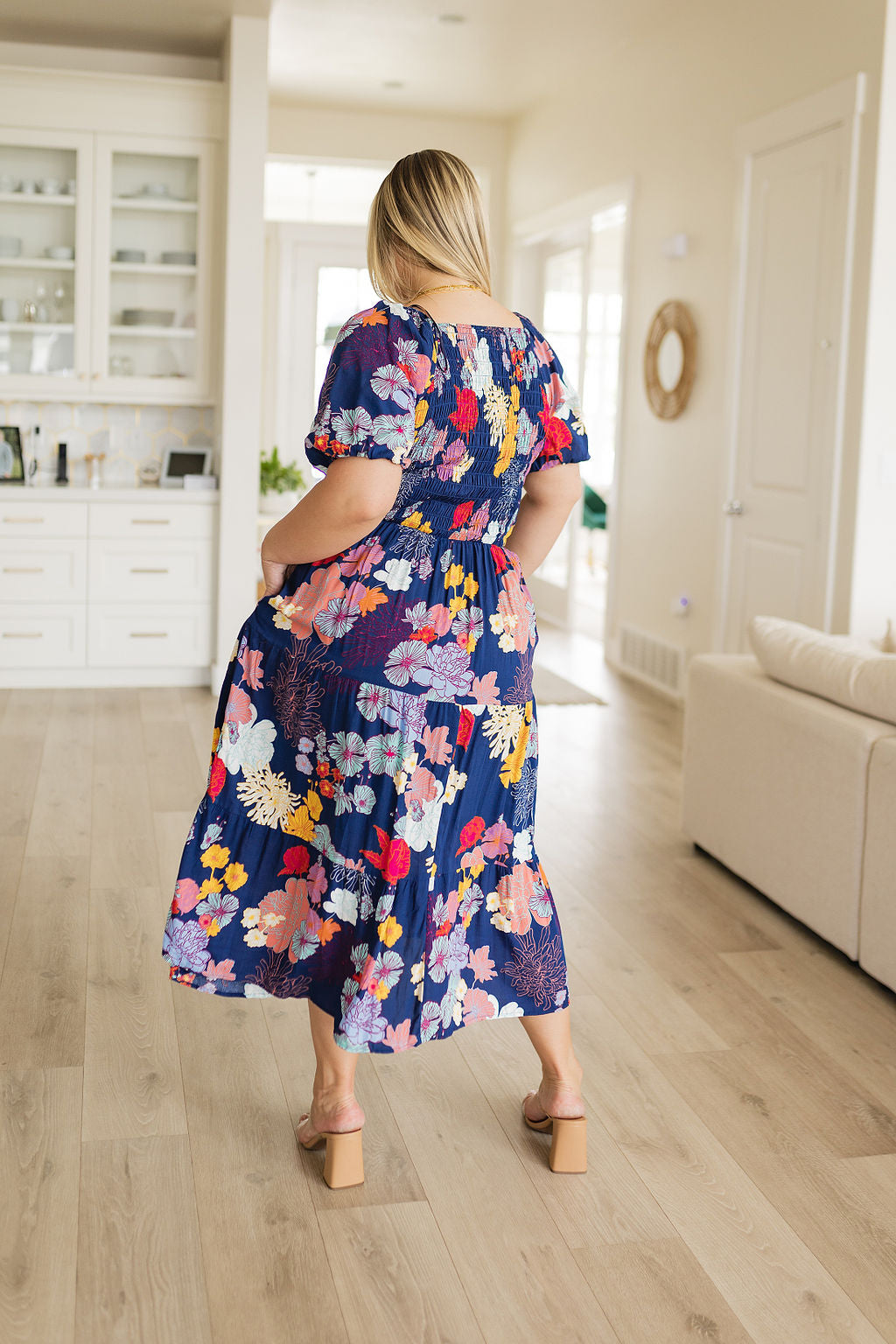 Farmer's Market Floral Dress