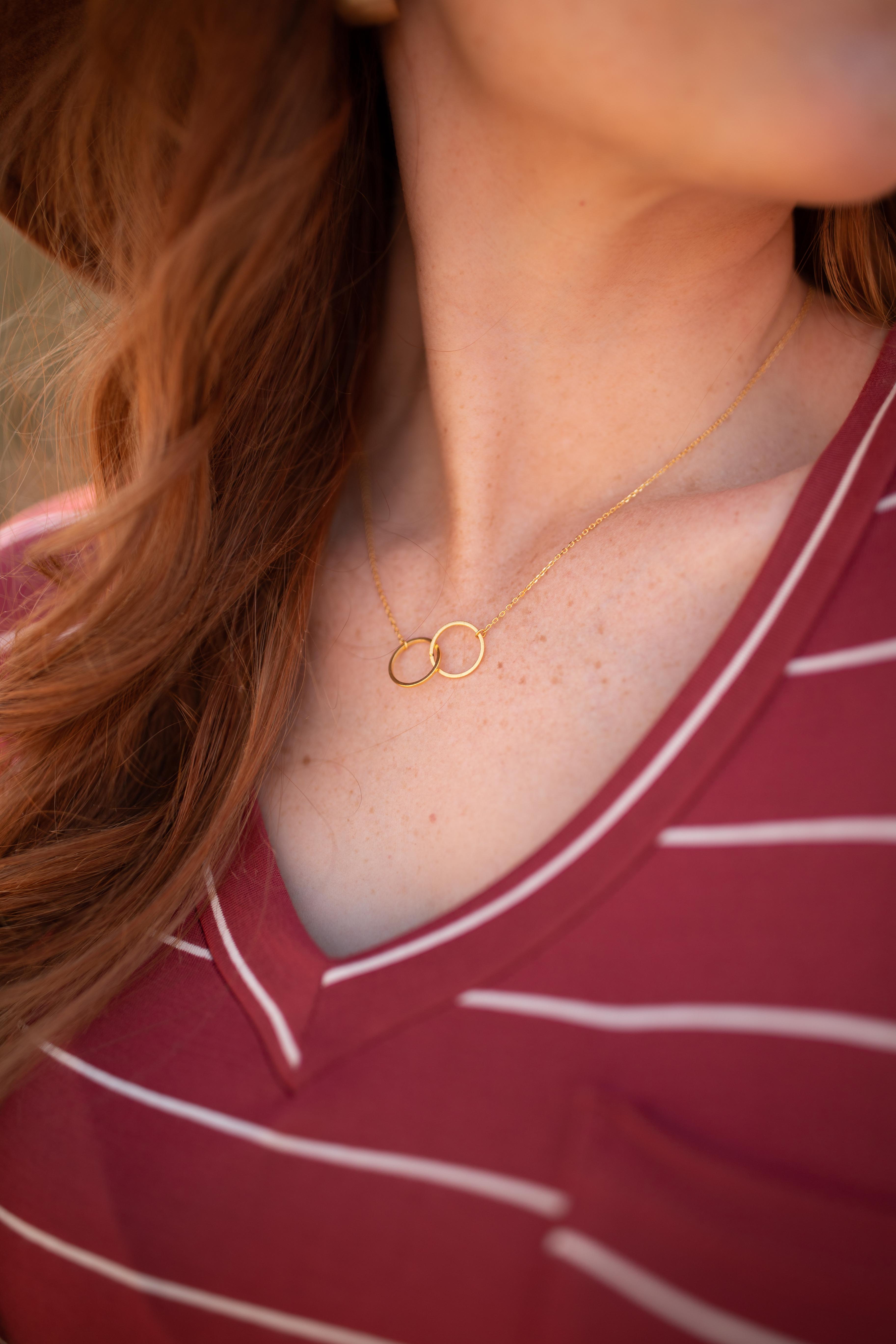 Hoops and Links Necklace