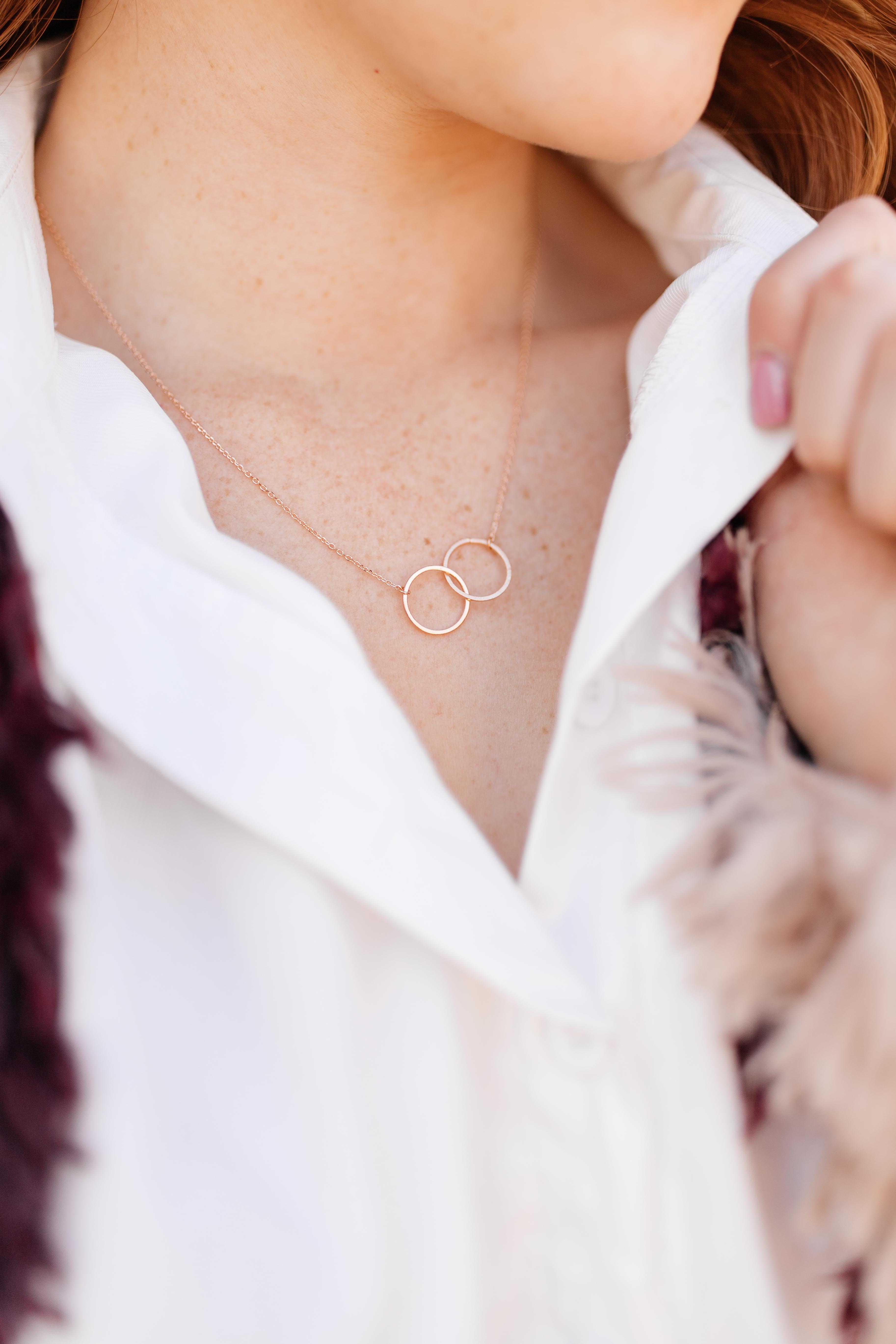 Hoops and Links Necklace