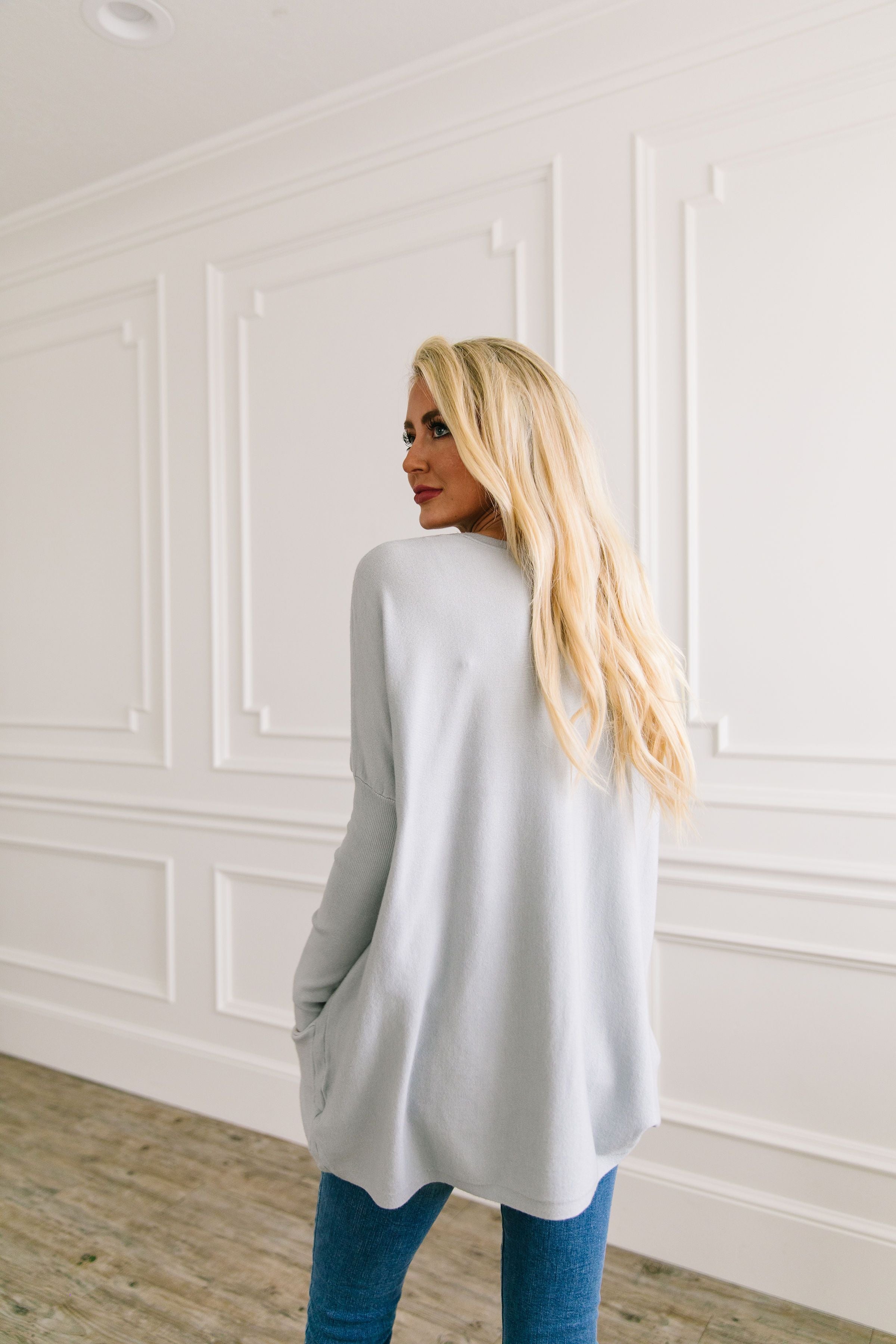 In The Pocket Tunic In Soft Ash Blue
