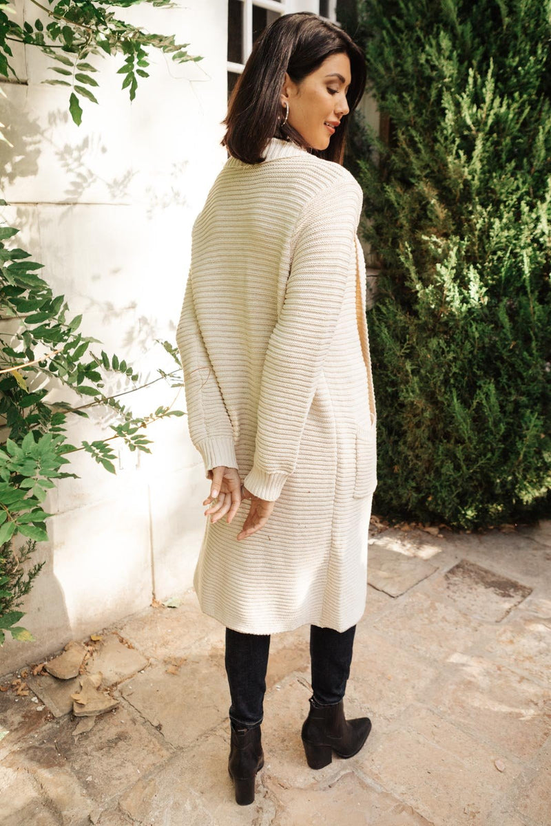 Keep Me Close Cardigan in Ivory