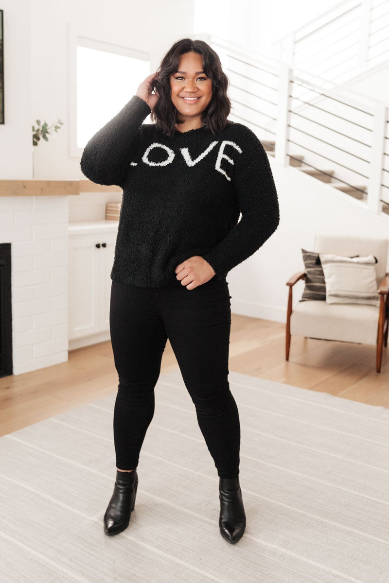 Knit Your Love Sweater in Black