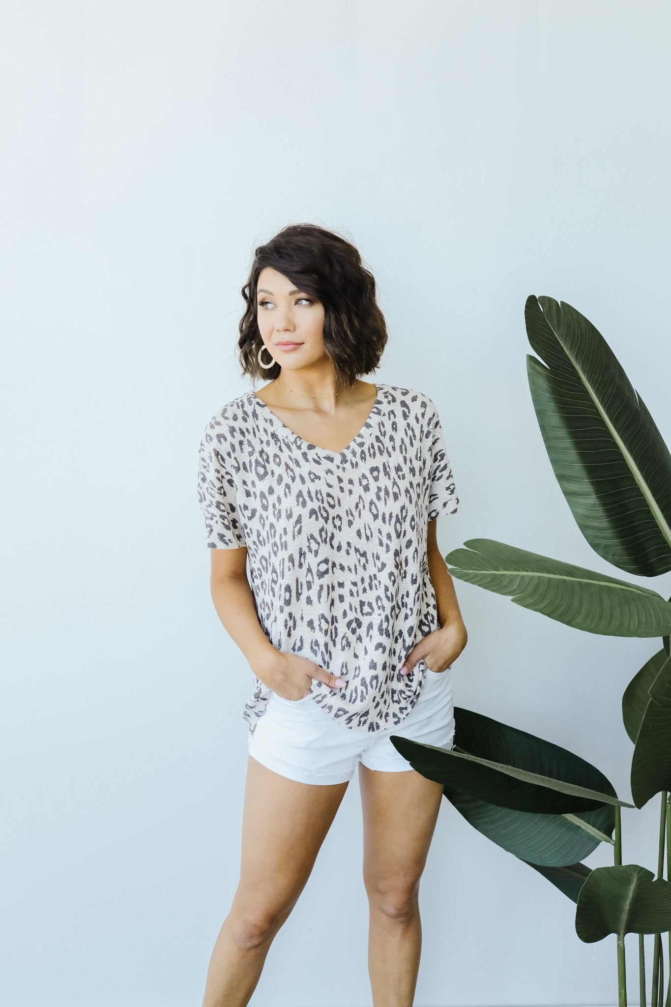 Leap Of Faith V-Neck In Natural