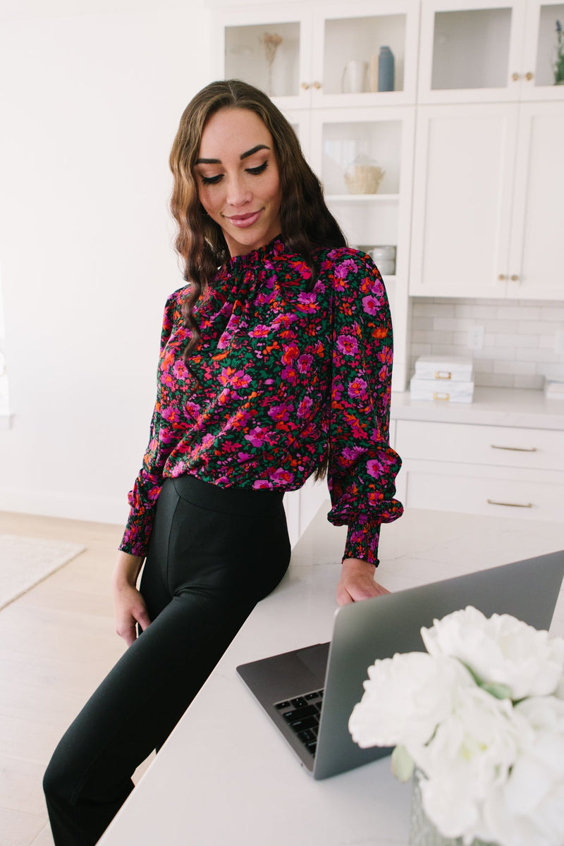 Lush In Floral Blouse