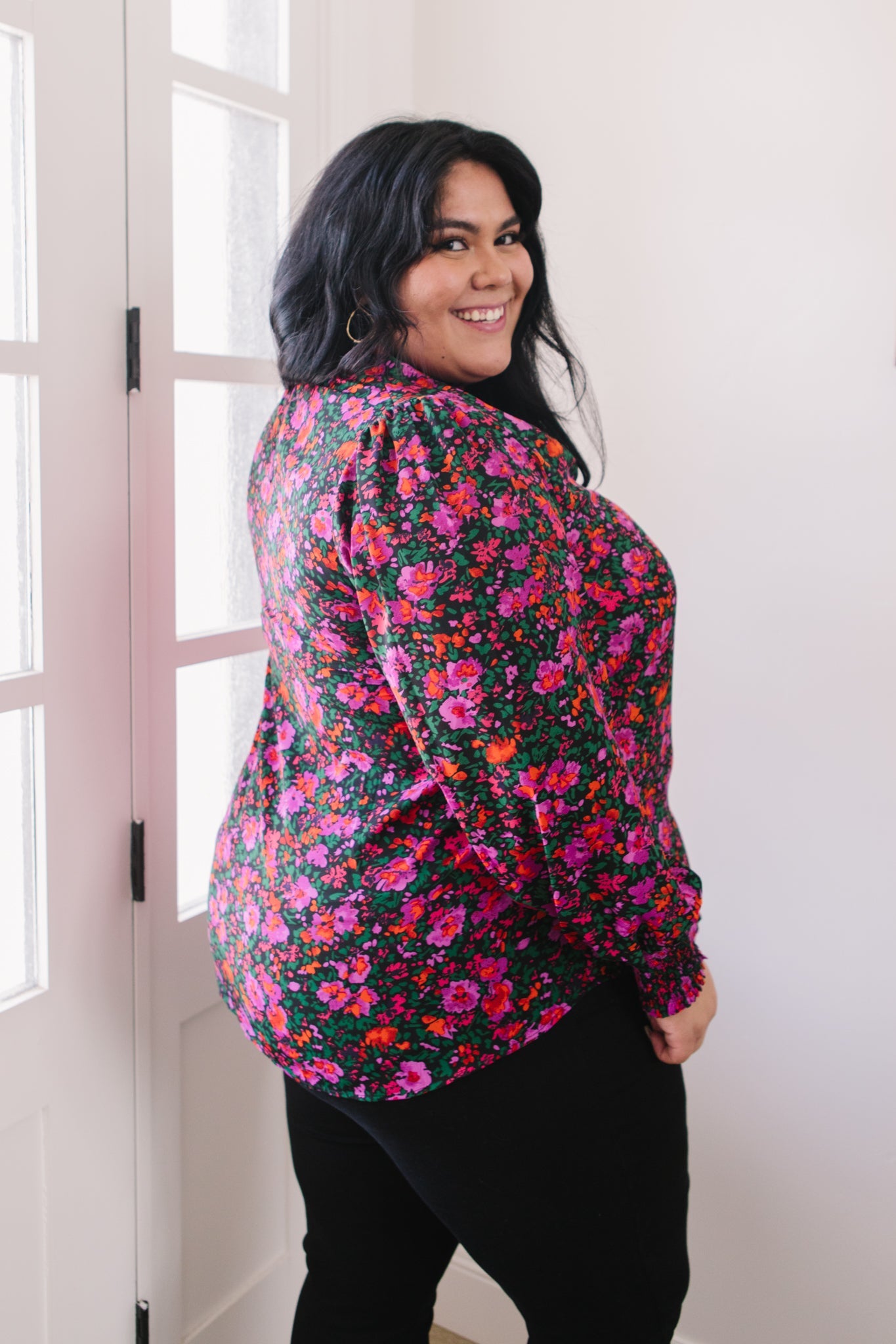 Lush In Floral Blouse