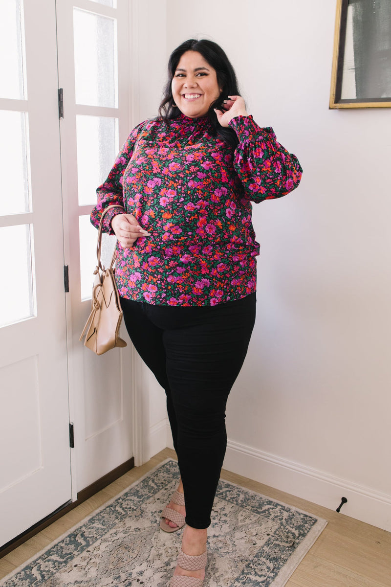 Lush In Floral Blouse