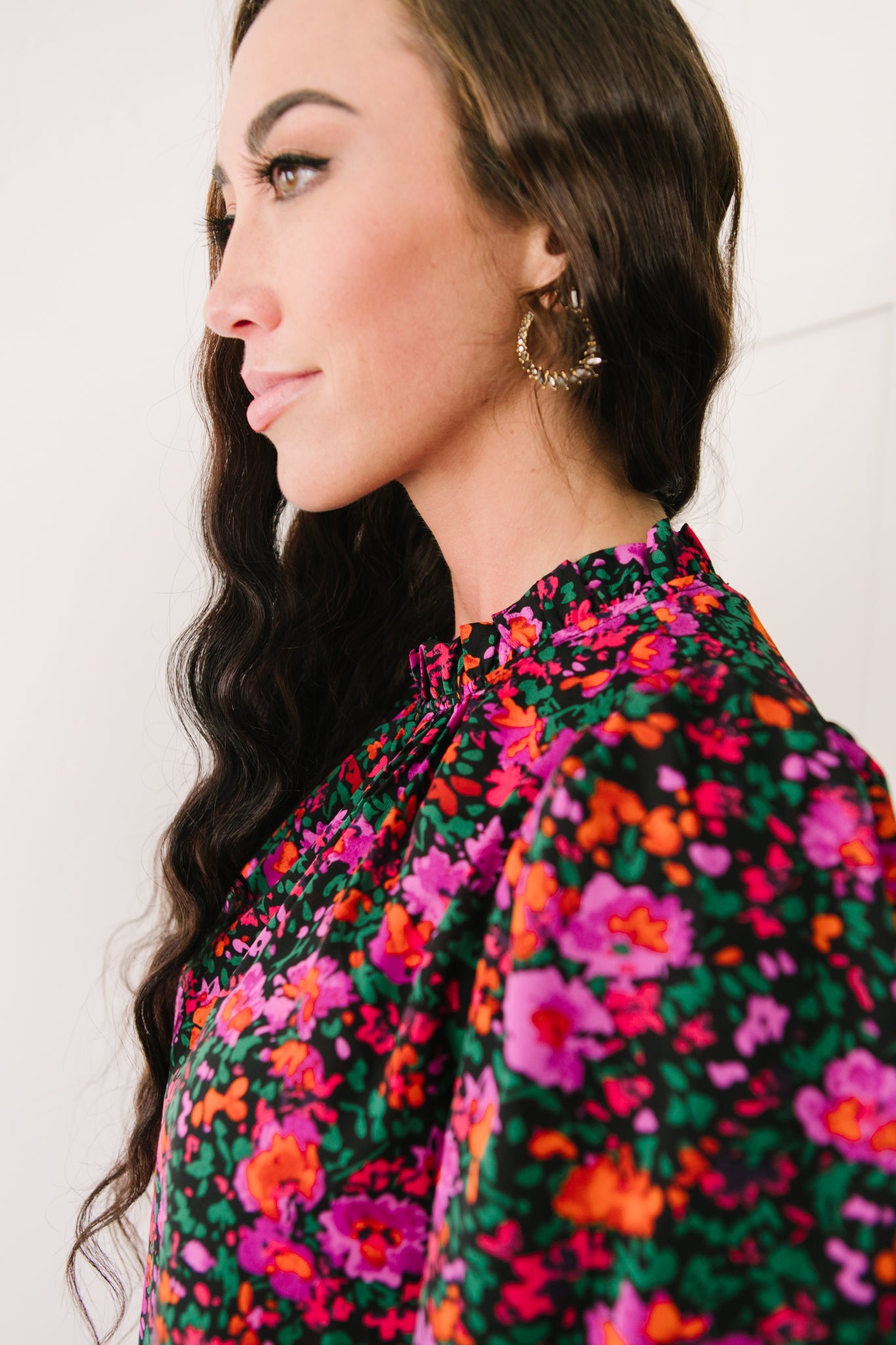Lush In Floral Blouse