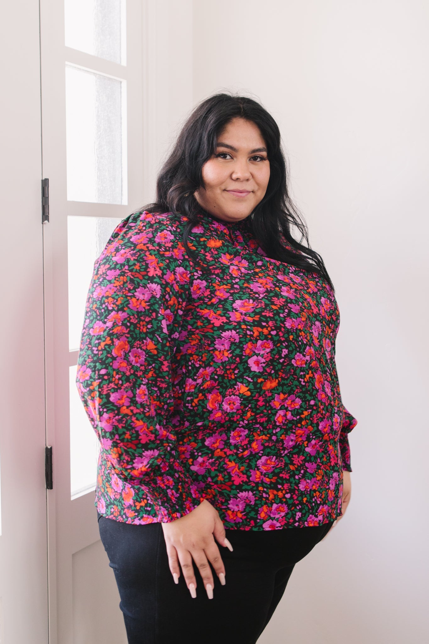 Lush In Floral Blouse