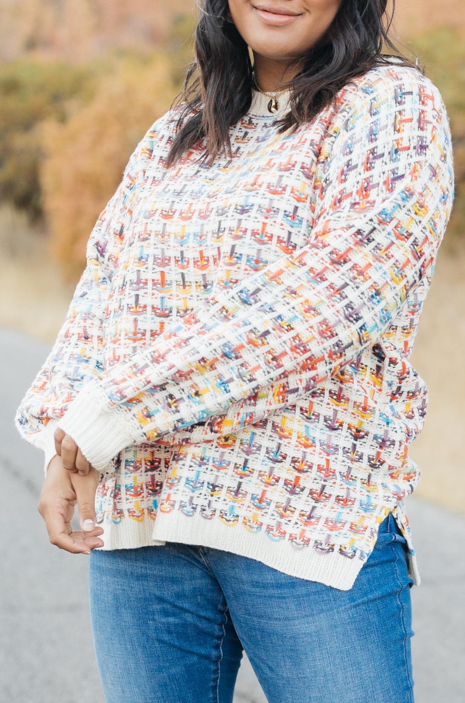 Makin' Me Love You Multicolored Sweater