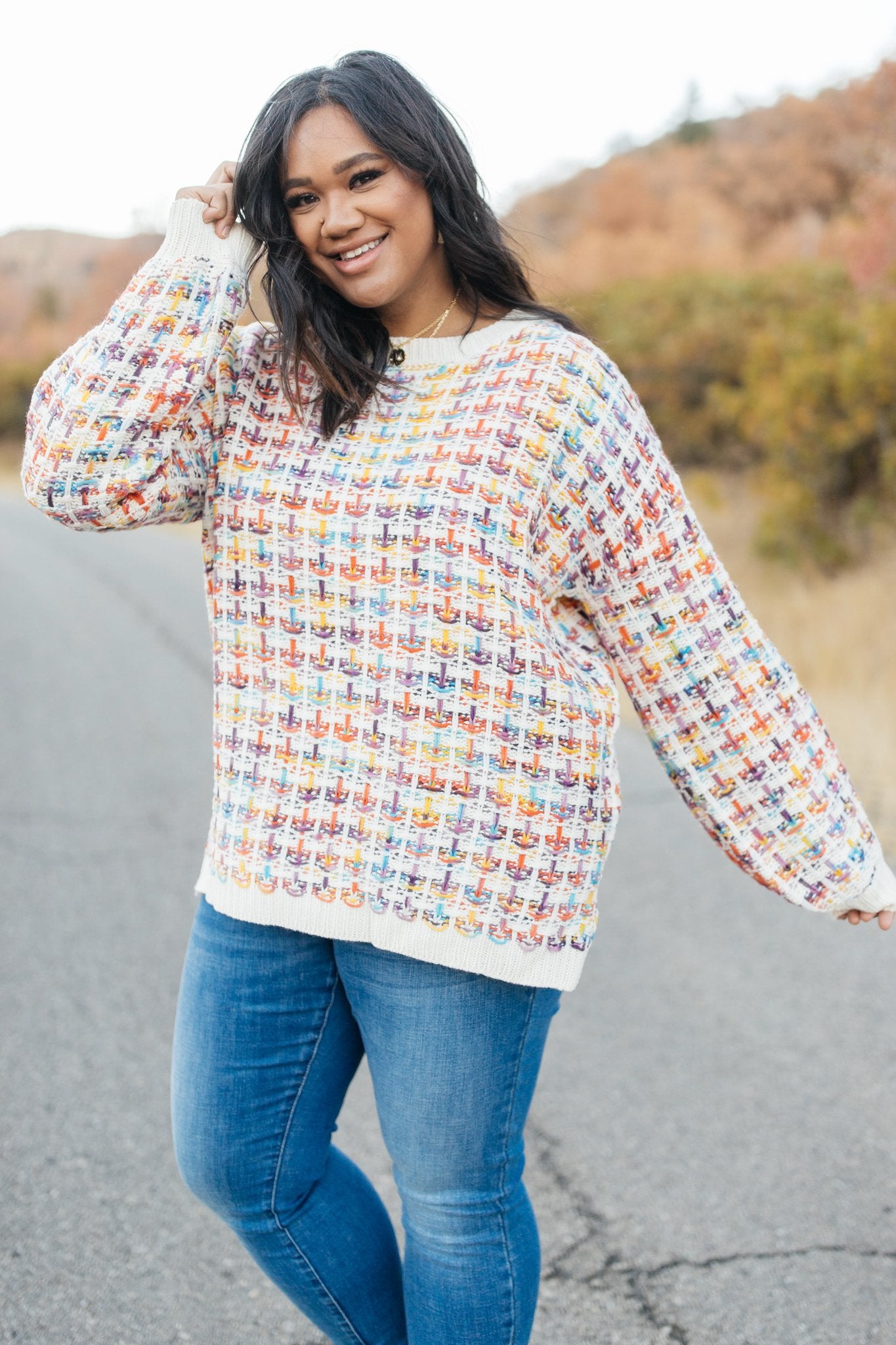 Makin' Me Love You Multicolored Sweater