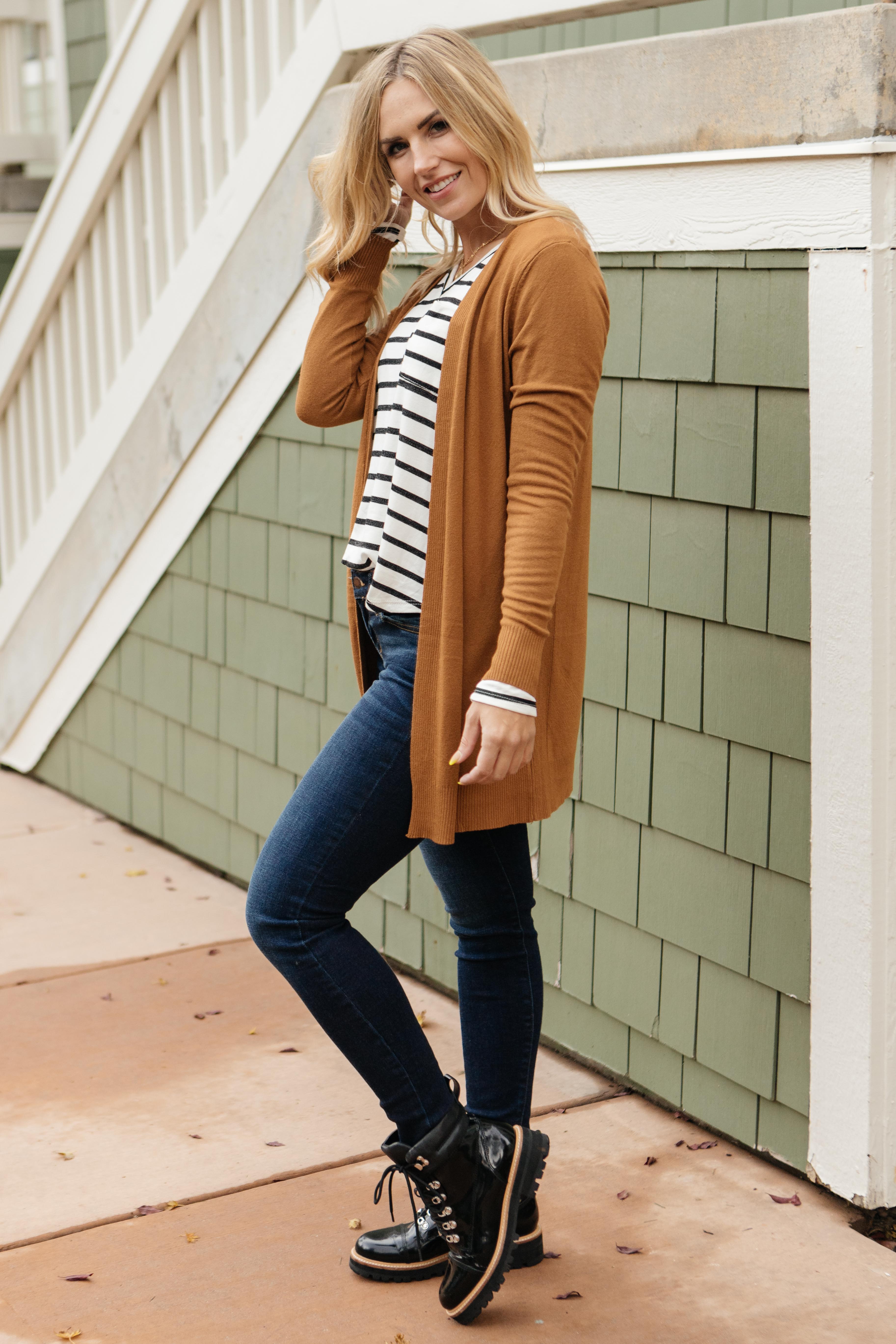 Million Dollar Caramel Cardigan